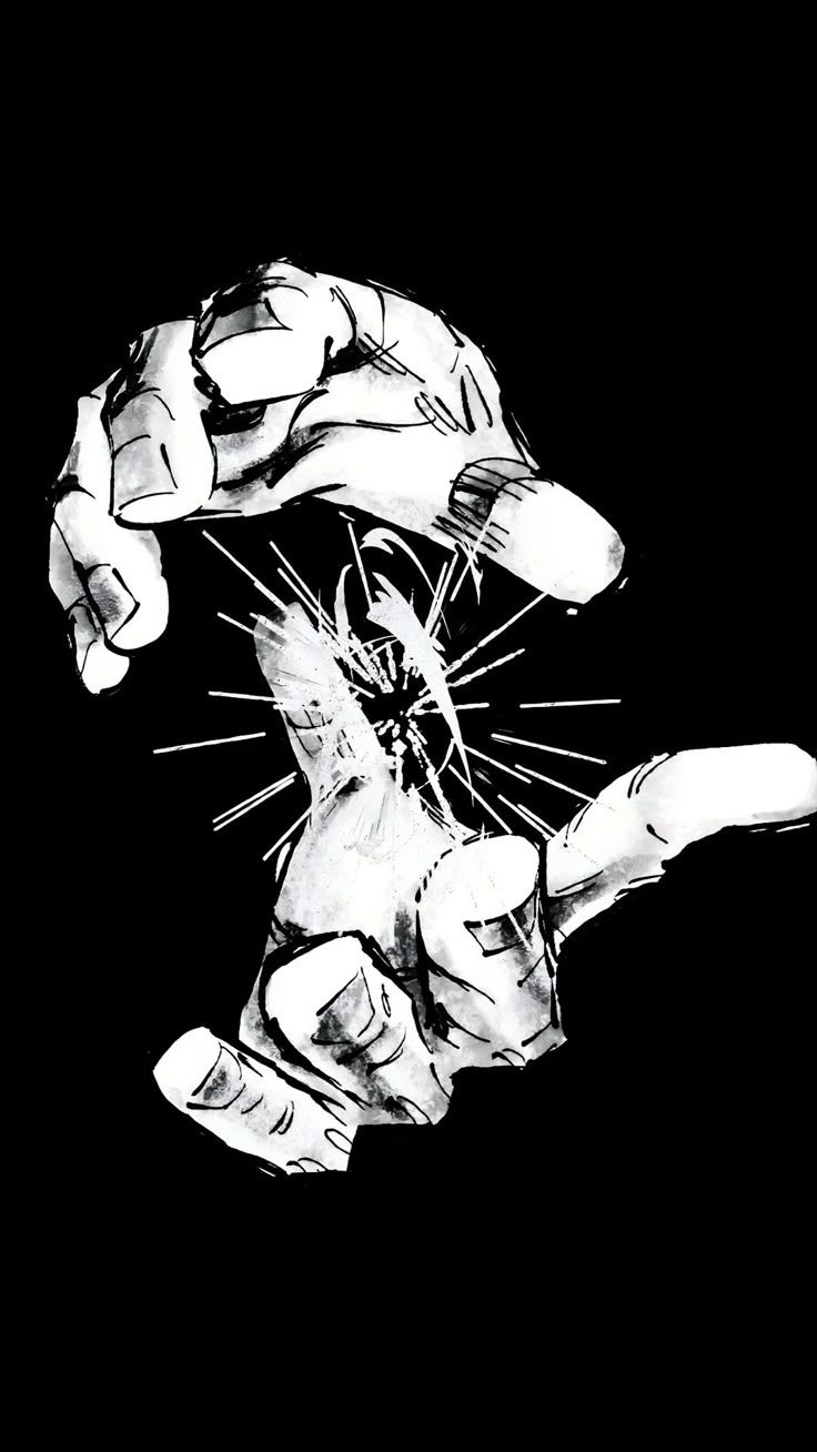 736x1308 domain expansion wallpaper b&w