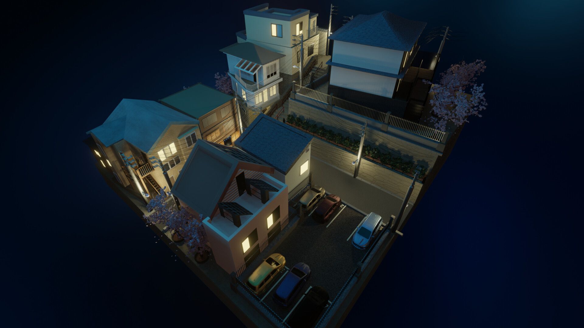 1920x1080 3D model Stairs to Suga Shrine