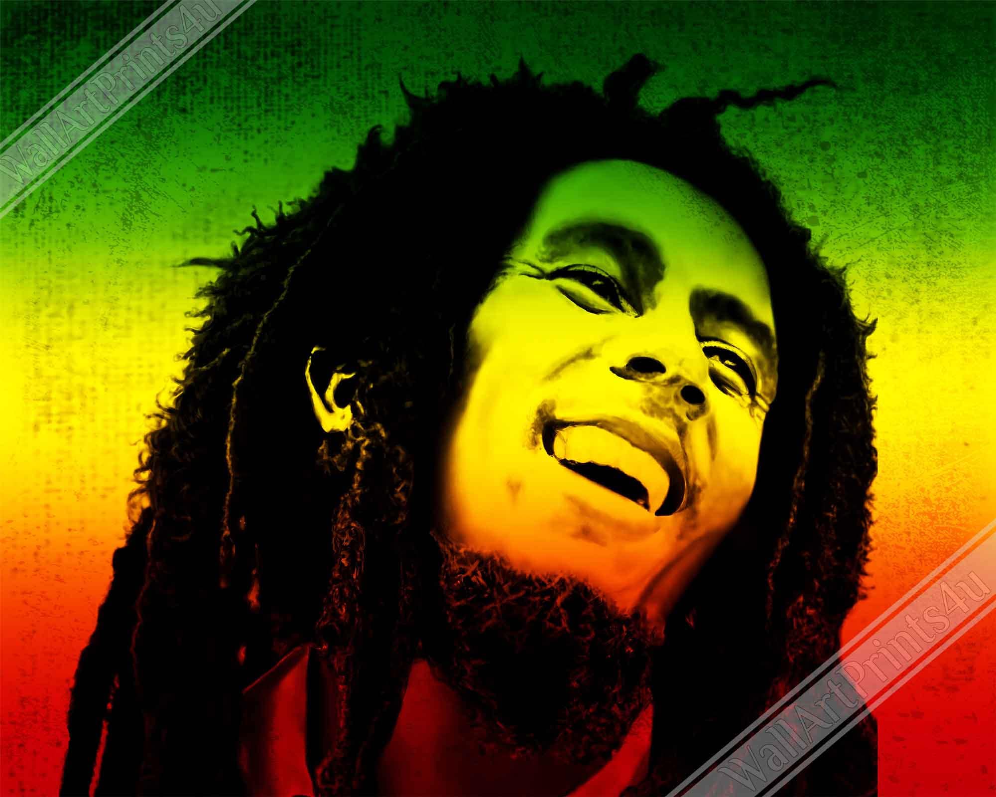 2000x1600 Bob Marley Wailers Poster