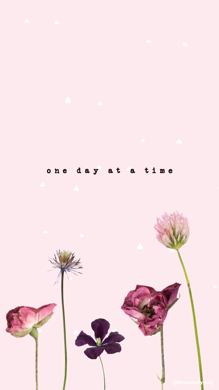 736x1308 Floral trendy inspirational quote