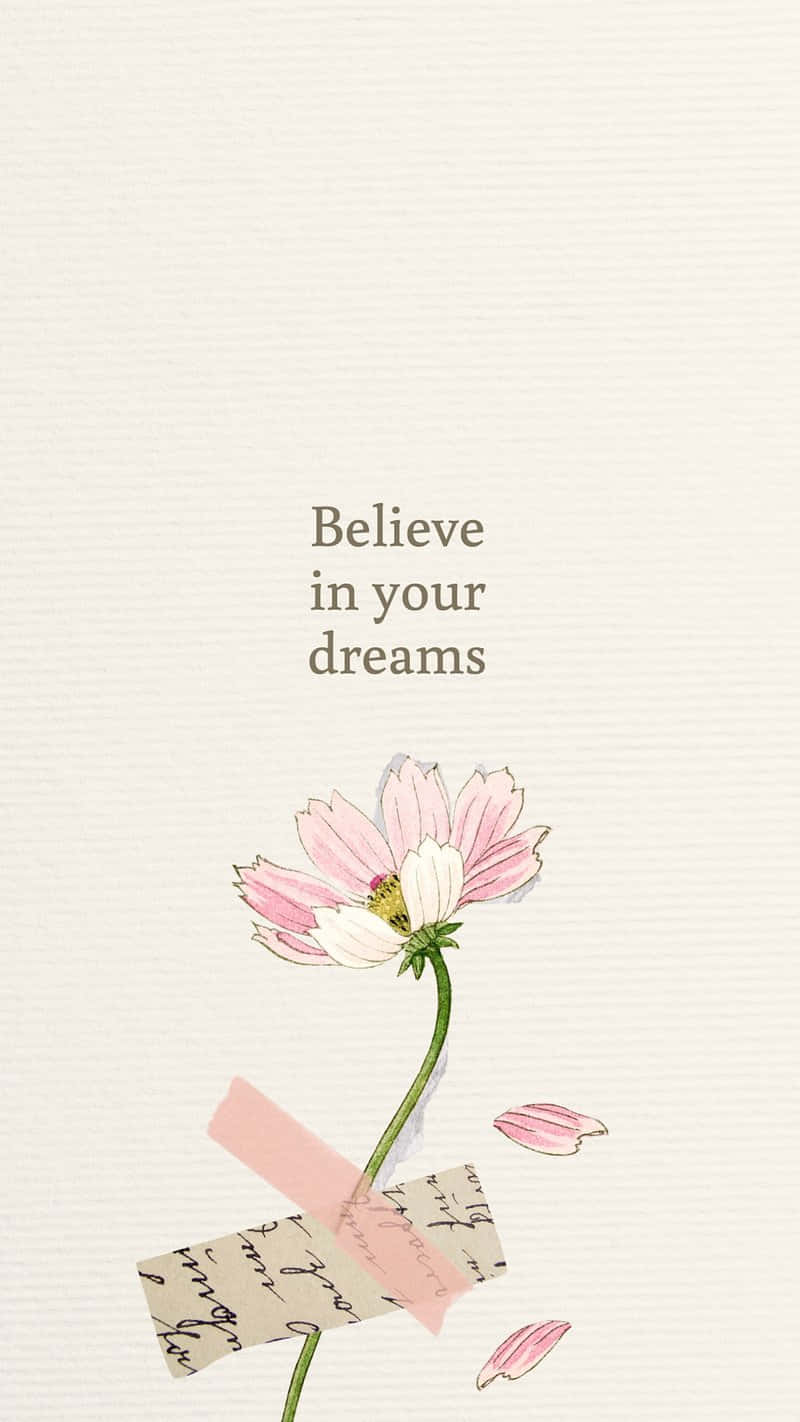 800x1422 Flower Quote Wallpaper