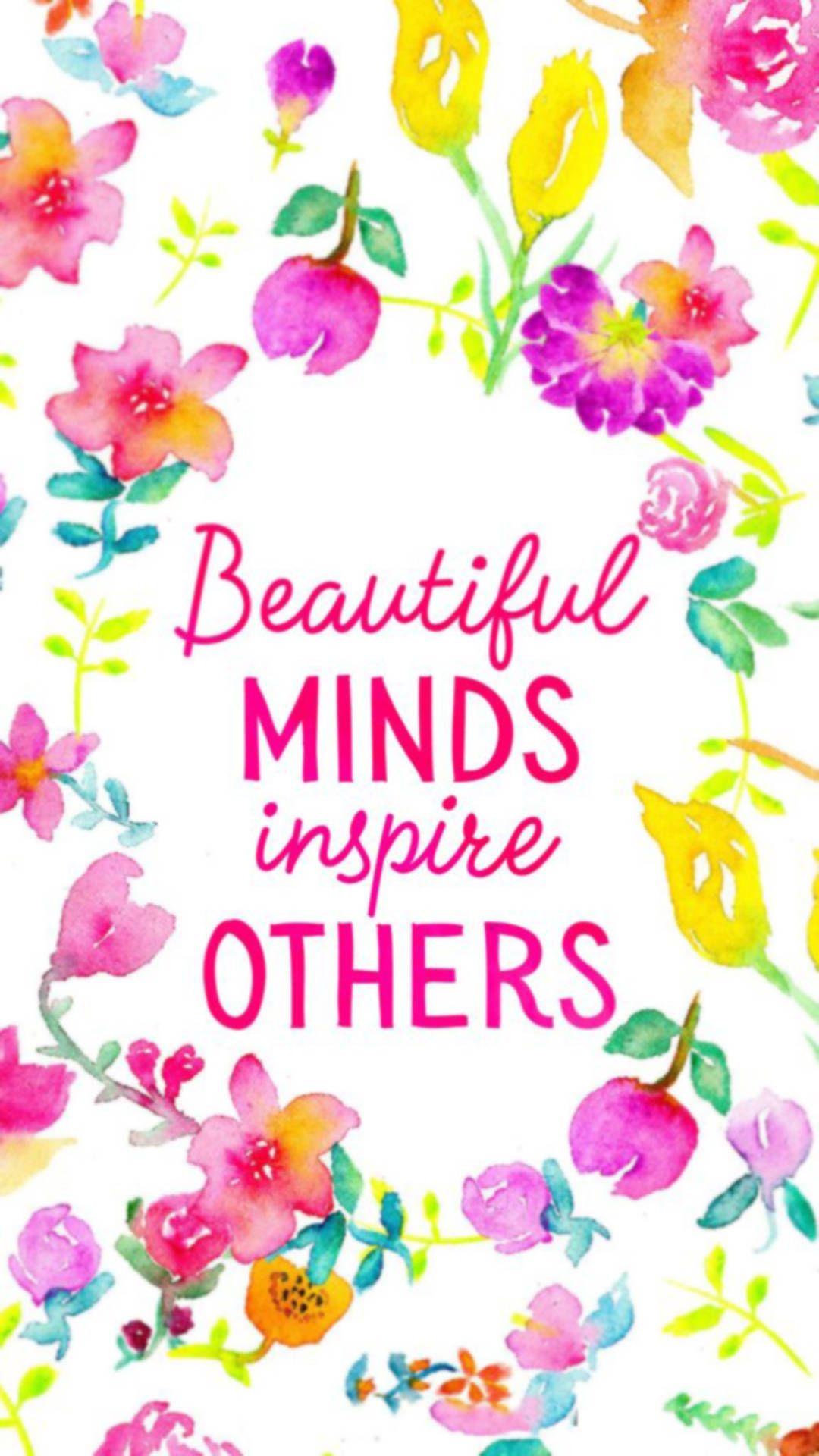 1080x1920 Download Instagram Story Floral Inspiring Quote Wallpaper