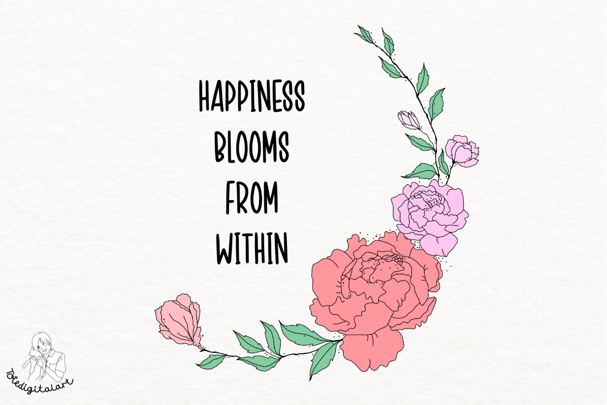 1200x800 Flowers with Inspirational Quote Clipart Graphic by Totedigitalart · Creative Fabrica