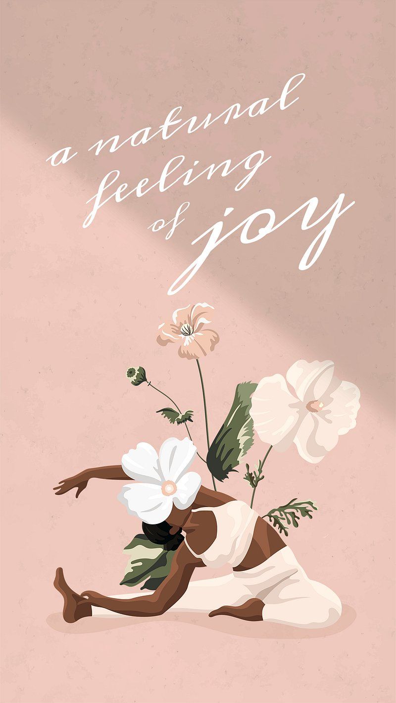 800x1421 Flower phone wallpaper quote brown