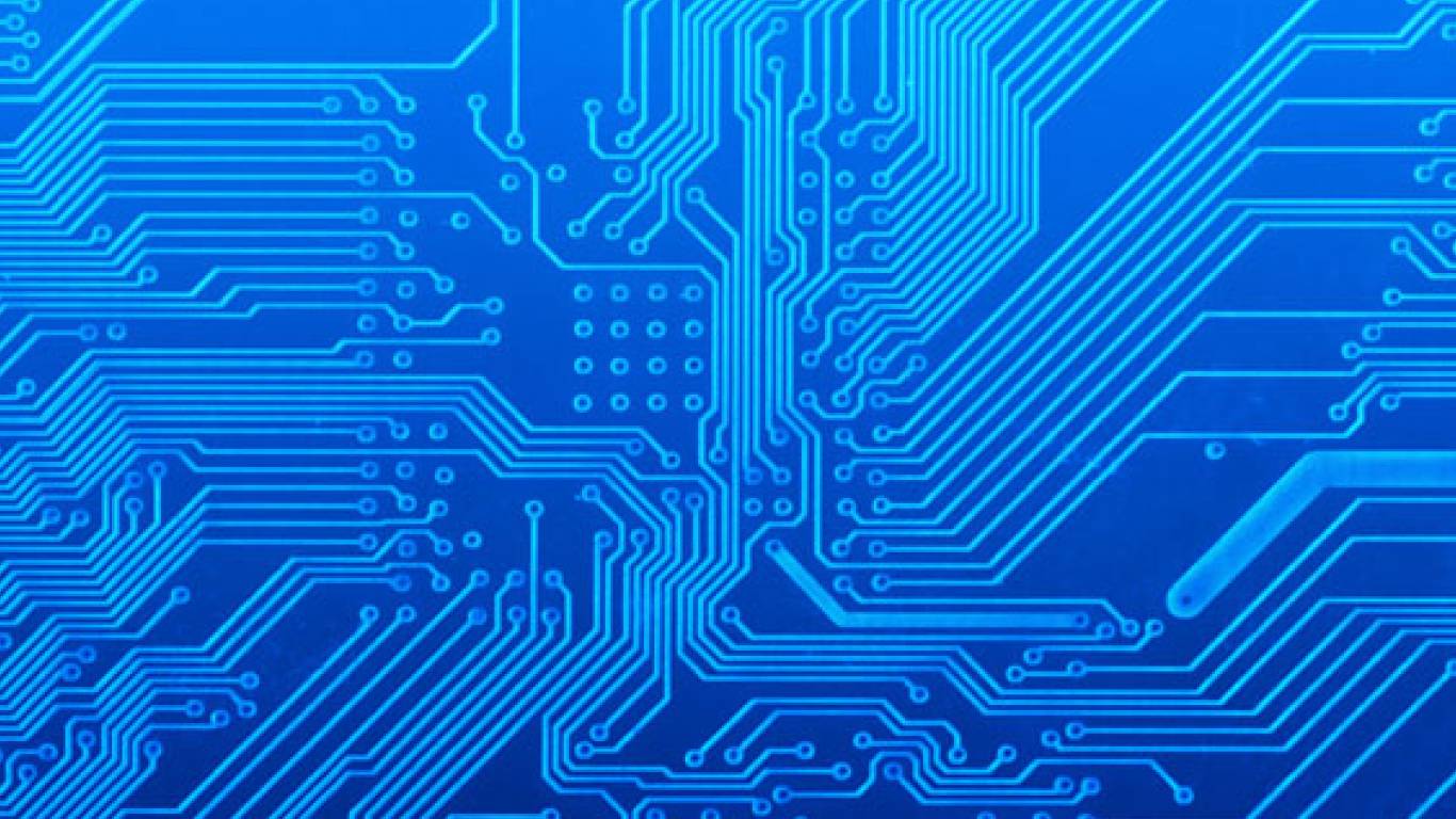 1366x768 Circuitry Wallpaper. Motherboard