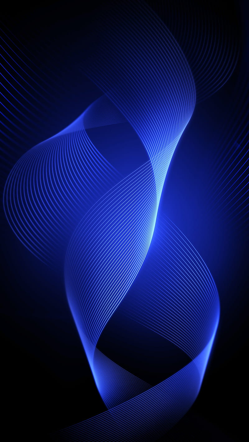 800x1422 Abstract, black, blue, huawei, light, lines, pattern, samsung, spiral, stoche, HD phone wallpaper