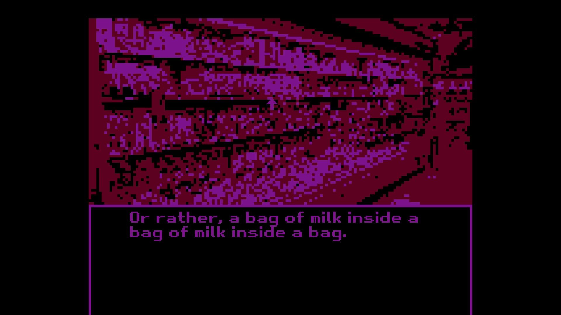 1920x1080 Milk inside a bag of milk inside a bag of milk review. The graphics are jank, but so is the brain