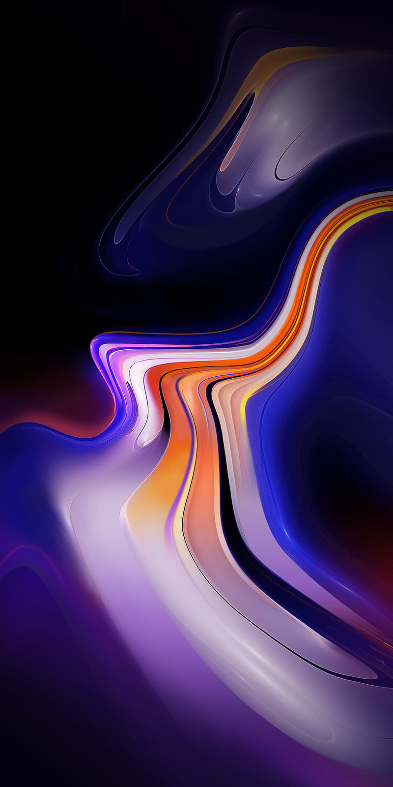 800x1600 Infinix Note abstract, colorful, colors, fantasy, flames, purple, HD phone wallpaper
