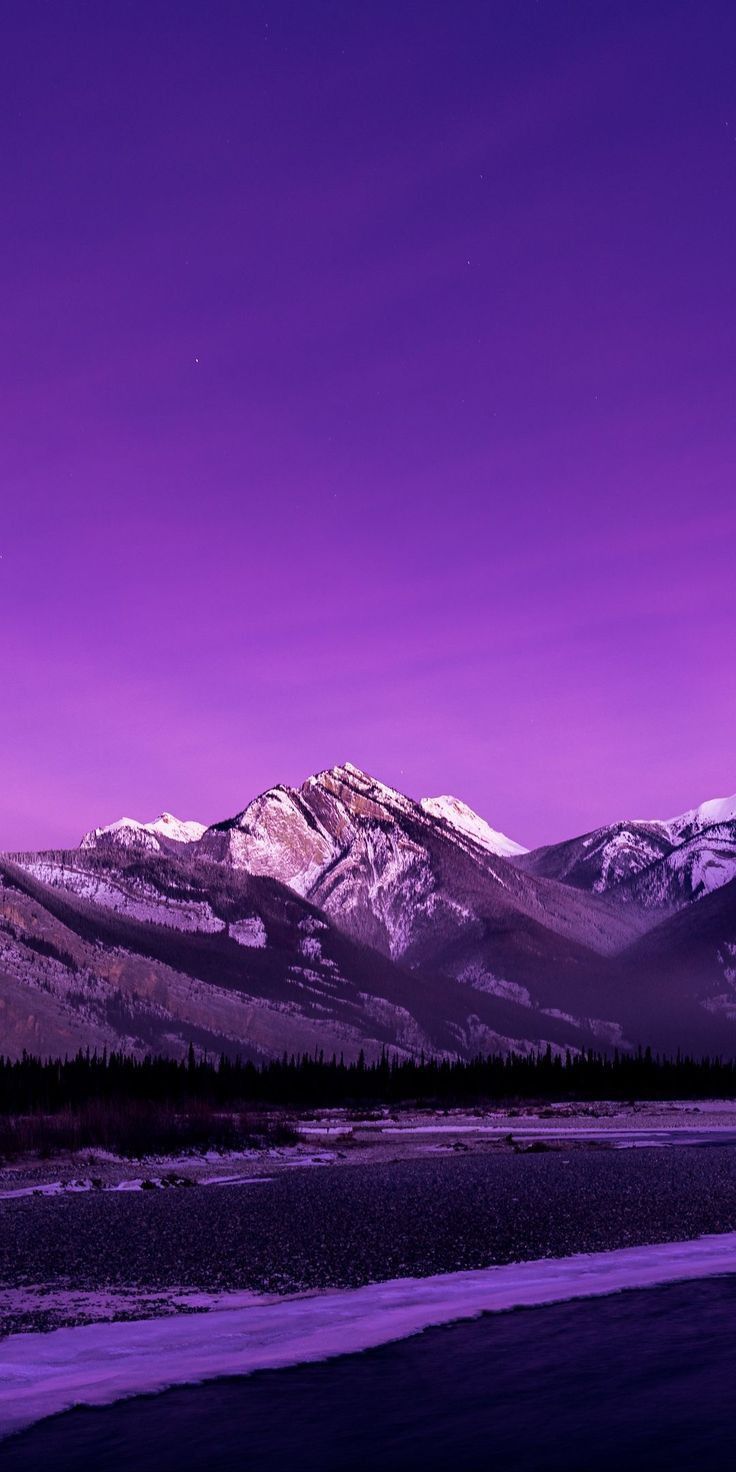 736x1472 Scapes. iPhone wallpaper mountains, Purple wallpaper, Cool background wallpaper