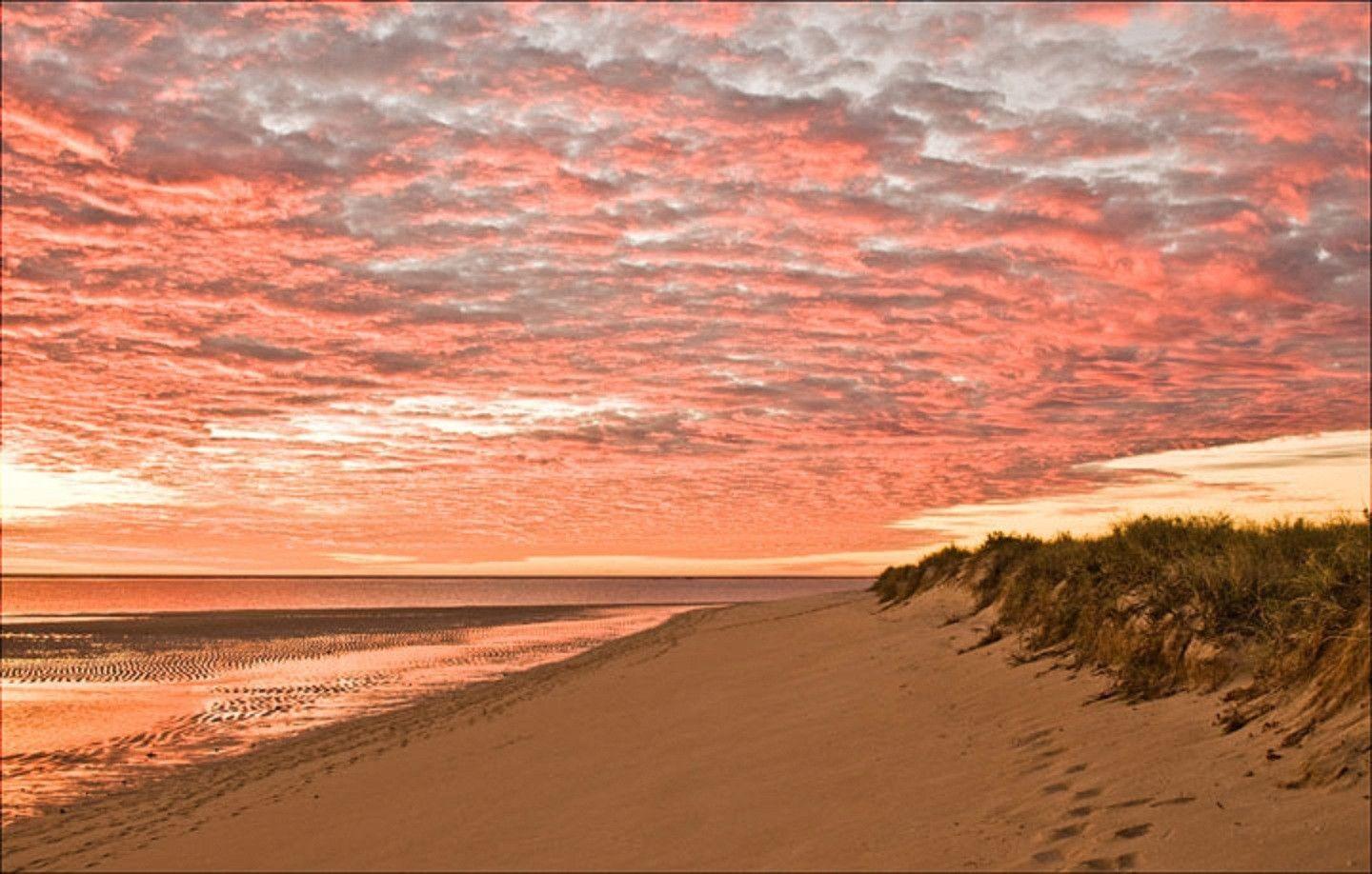 1440x918 Western Tag wallpaper: Painted Sky Sunset Ningaloo Reef Sandy Point