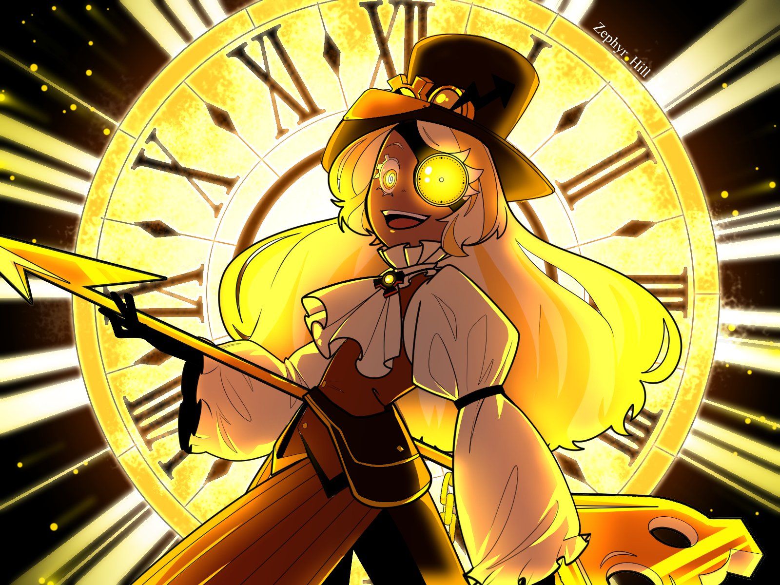 1600x1200 Timekeeper Cookie Run: OvenBreak by Zephyr Hill Anime Image Board
