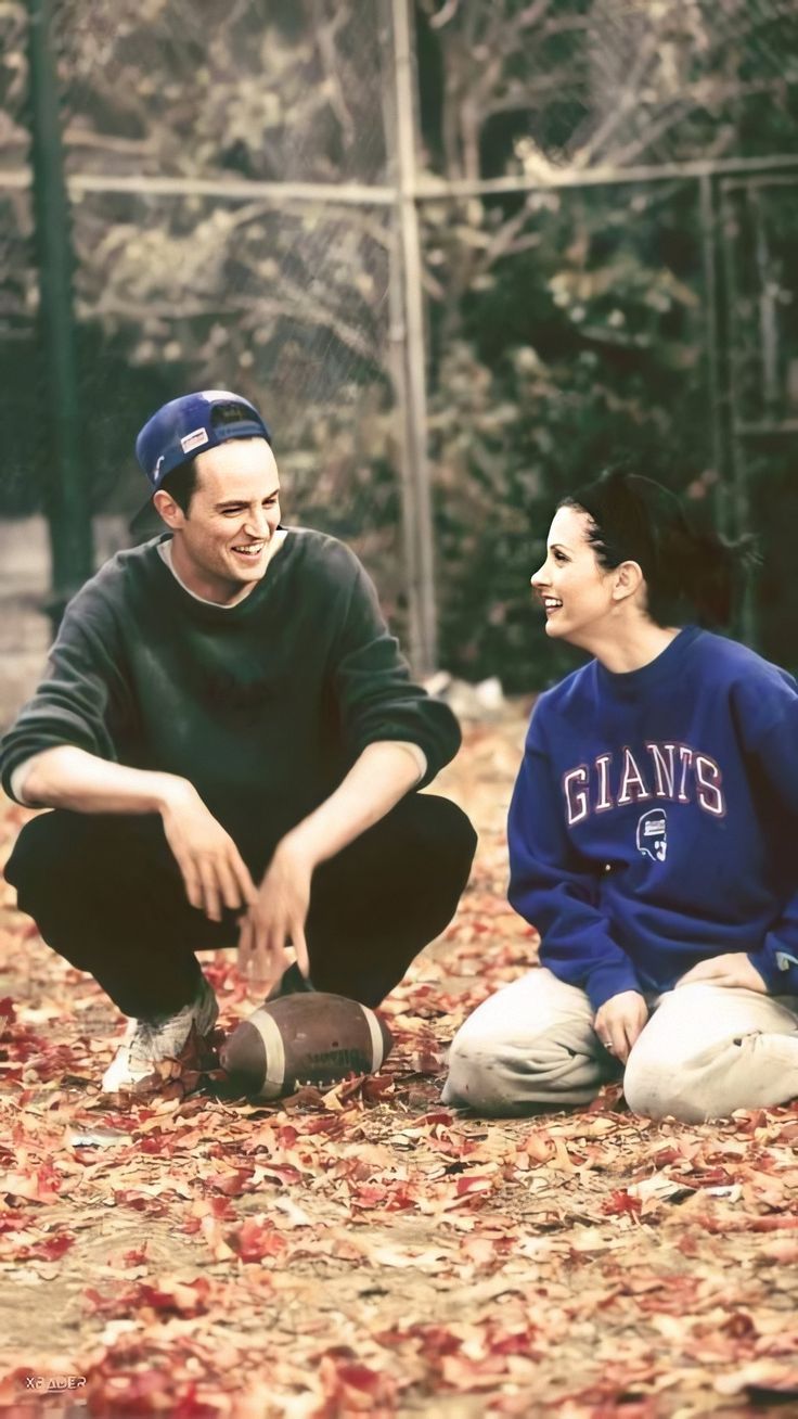 736x1308 Friends chandler and monica wallpaper. Friends tv show wallpaper fall, Chandler and monica wallpaper, Sporty