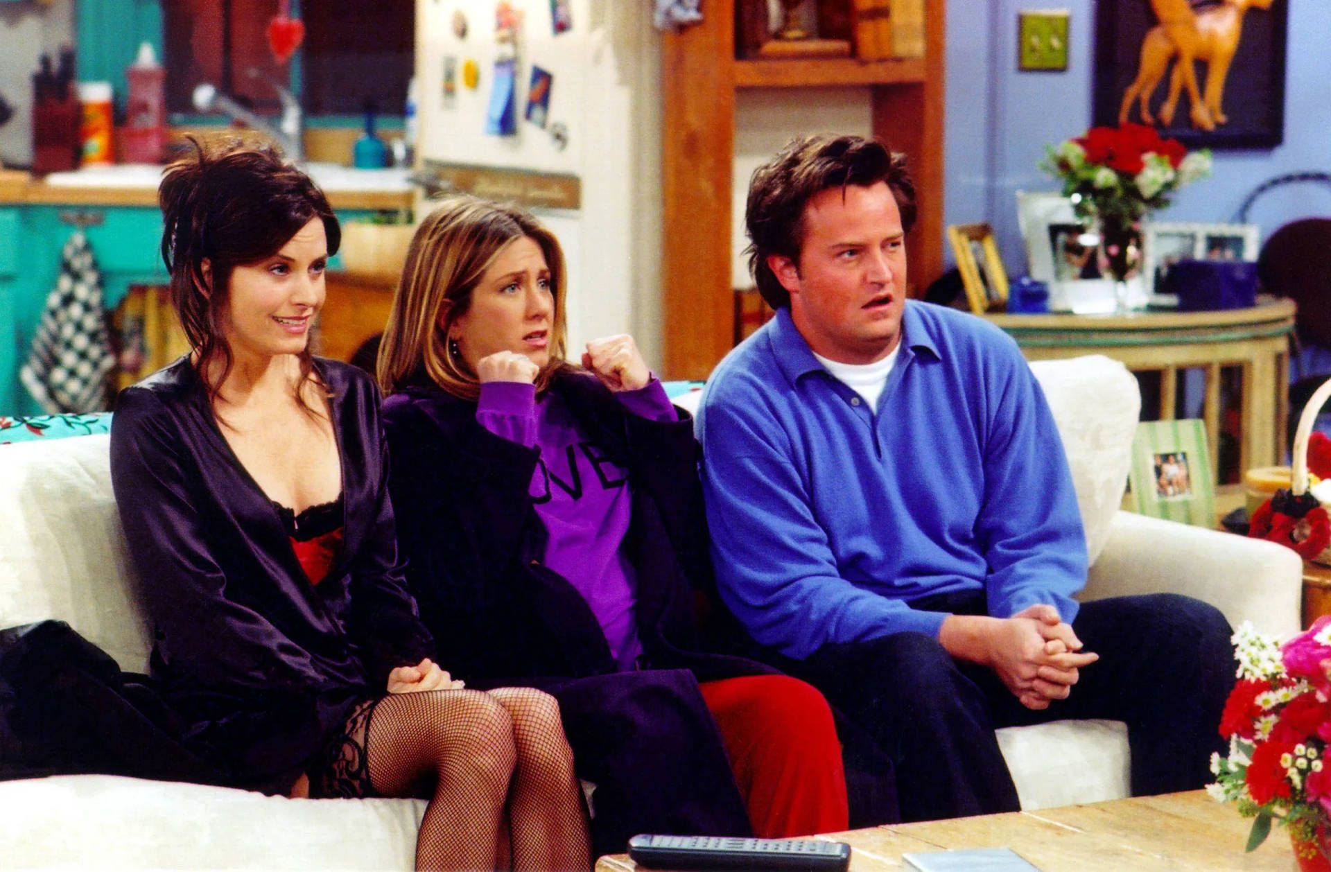 1920x1258 Download Monica, Rachel, and Chandler Friends TV Show Wallpaper