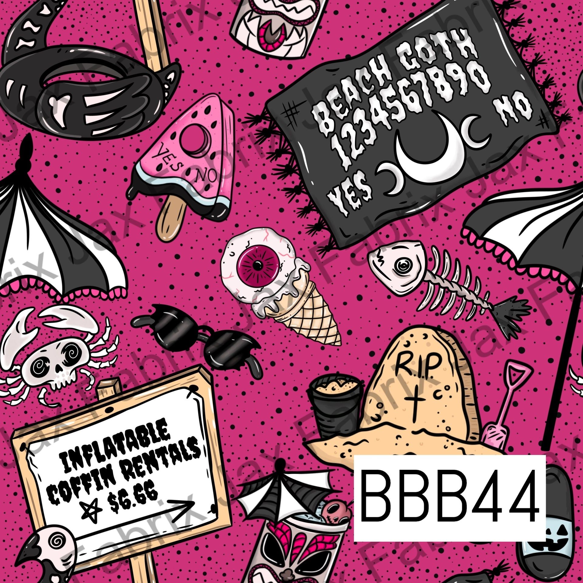 1920x1920 Spooky Summer Dark Pink BBB44