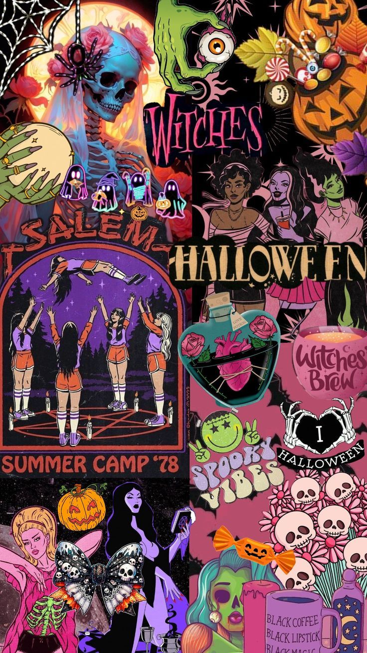 736x1308 Summer spooky wallpaper. Summer halloween wallpaper, Summerween wallpaper aesthetic, Halloween wallpaper iphone background