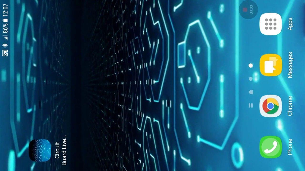 1280x720 Circuit Board Live Wallpaper