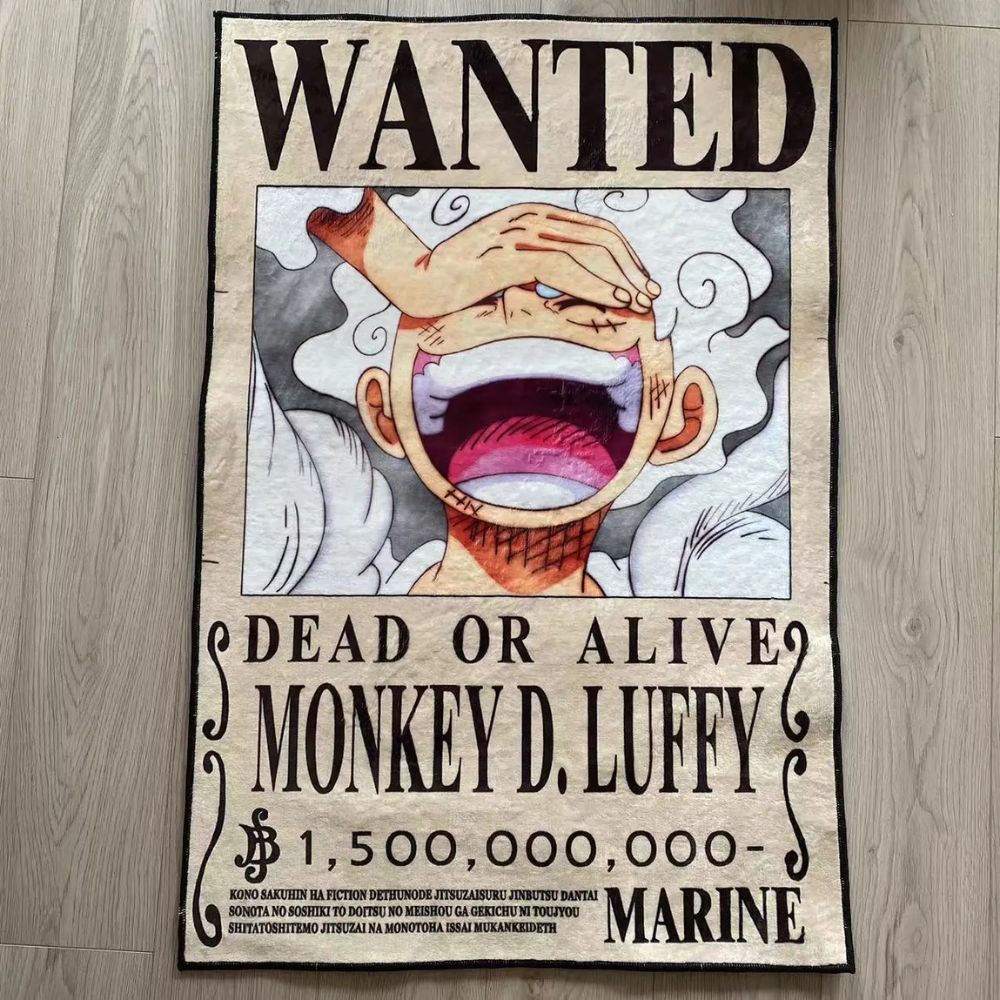 1000x1000 Wanted Gear 5 One Piece Shape Anime Non Slip Home Decor Rugs. One Piece Store