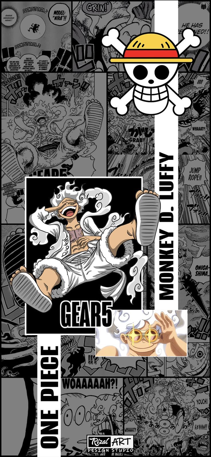 736x1594 Monkey D. Luffy Gear 5