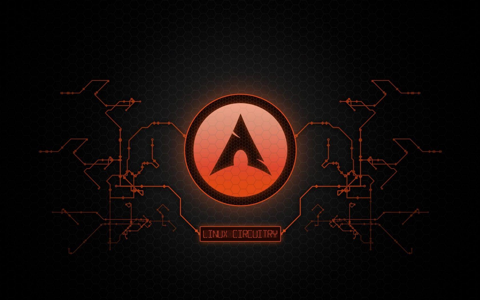 1680x1050 Linux Circuitry Wallpaper