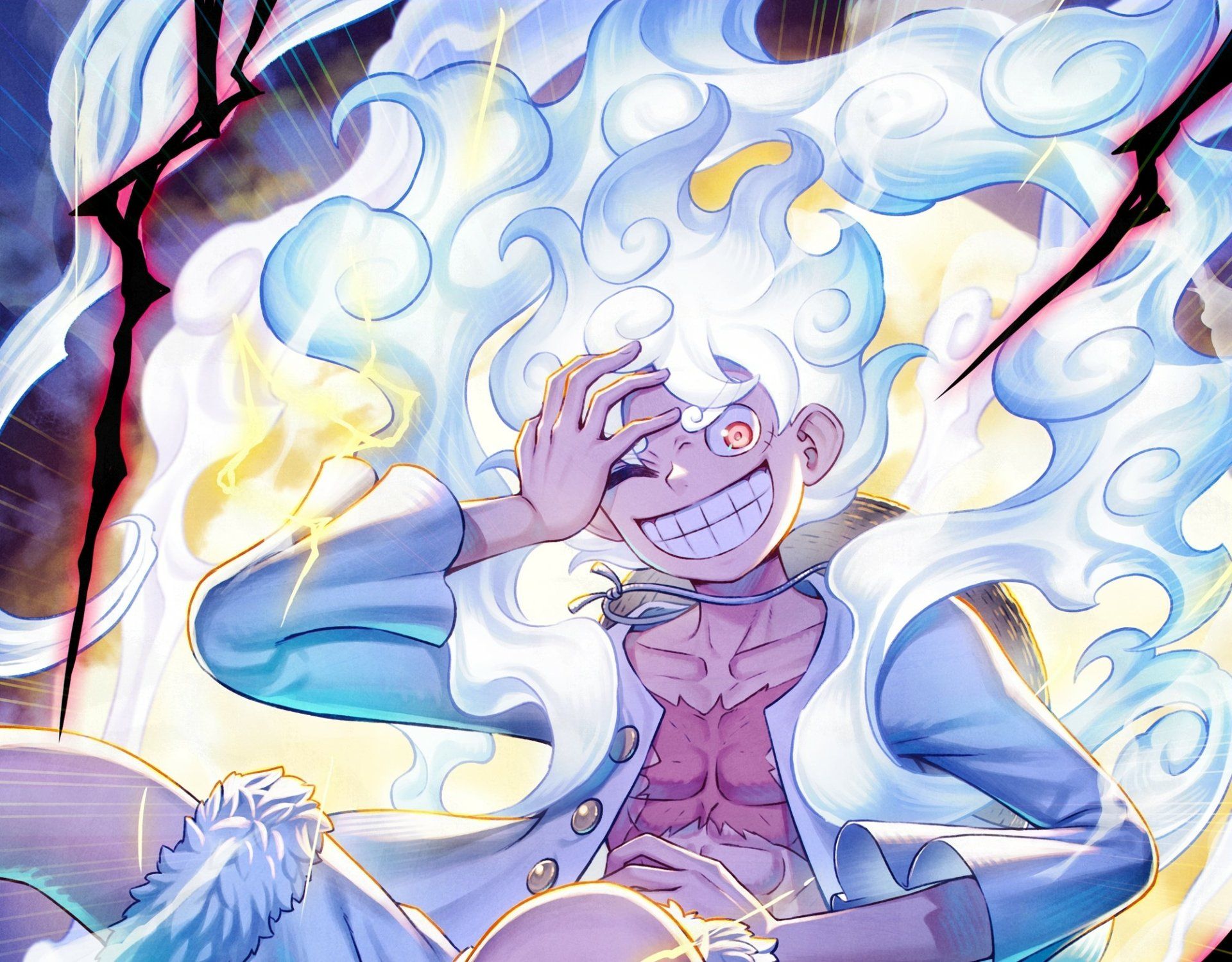 1920x1500 Monkey D. Luffy Gear 5 One Piece HD Anime Wallpaper