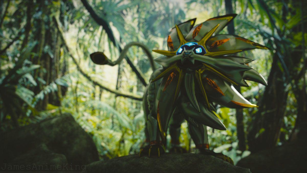 1200x675 Pokemon Sun and Moon: Solgaleo Wallpaper Render