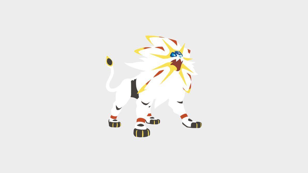 1191x670 Minimalistic Wallpaper: Solgaleo (#???)