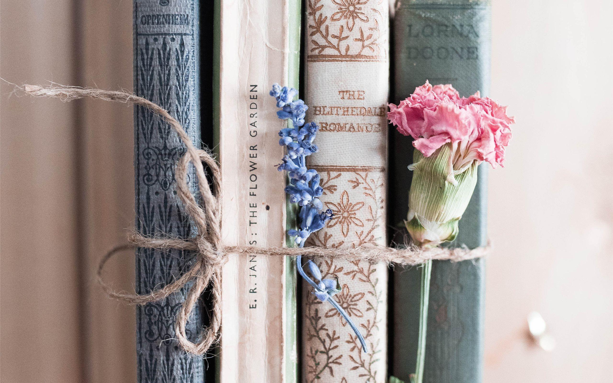 2560x1600 Vintage Books MacBook Air Wallpaper Download