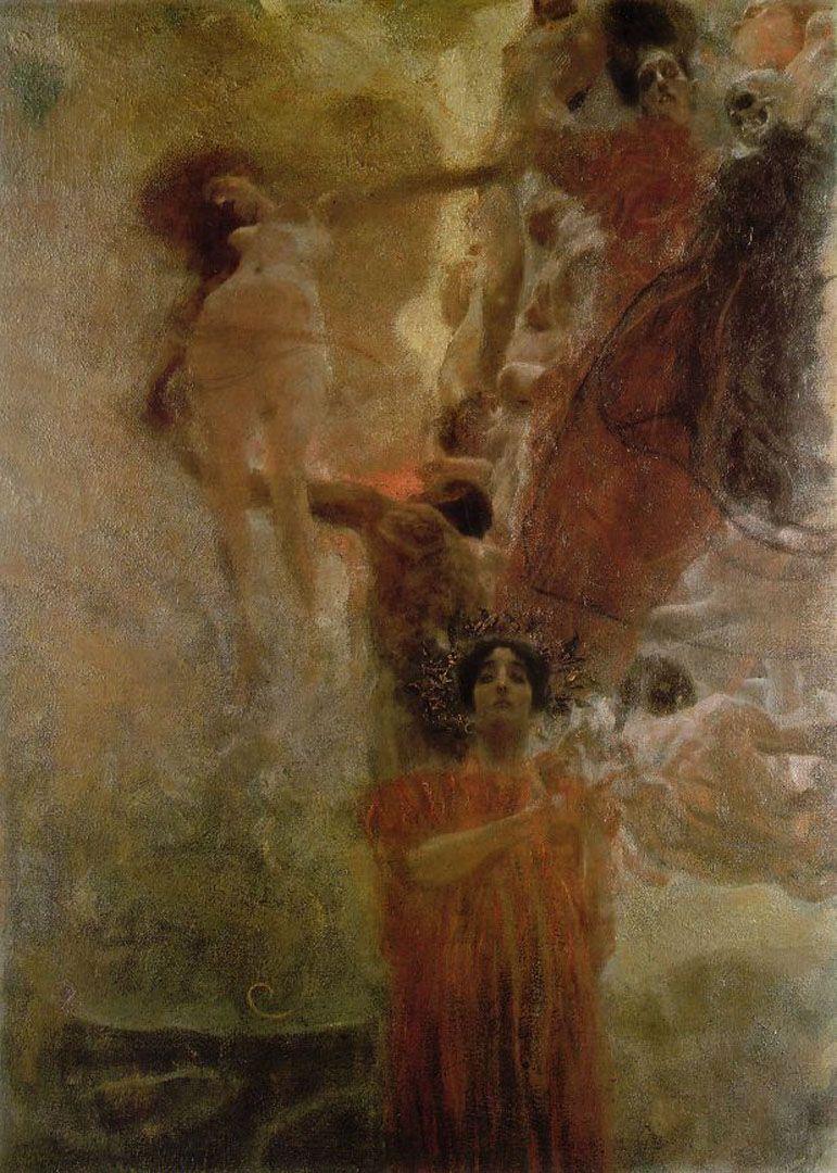 771x1080 Medicine Composition Draft Klimt Wallpaper Image
