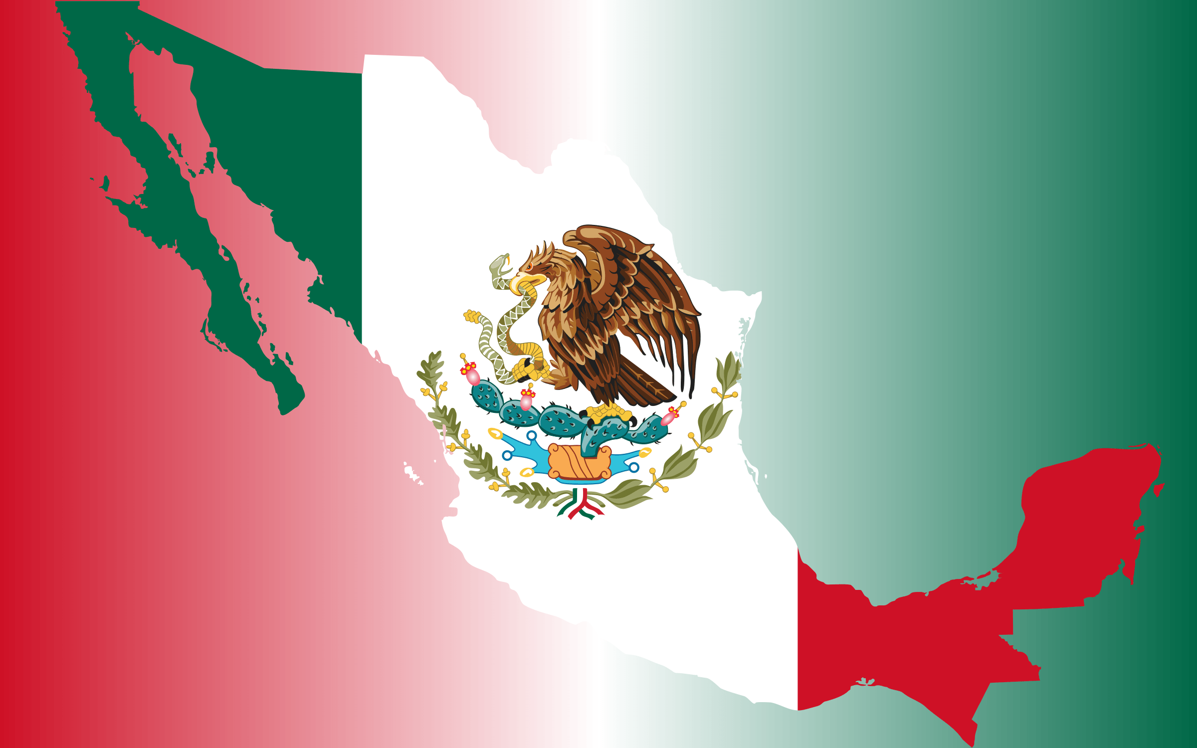 Mexico Flag Wallpapers - Top Free Mexico Flag Backgrounds - WallpaperAccess