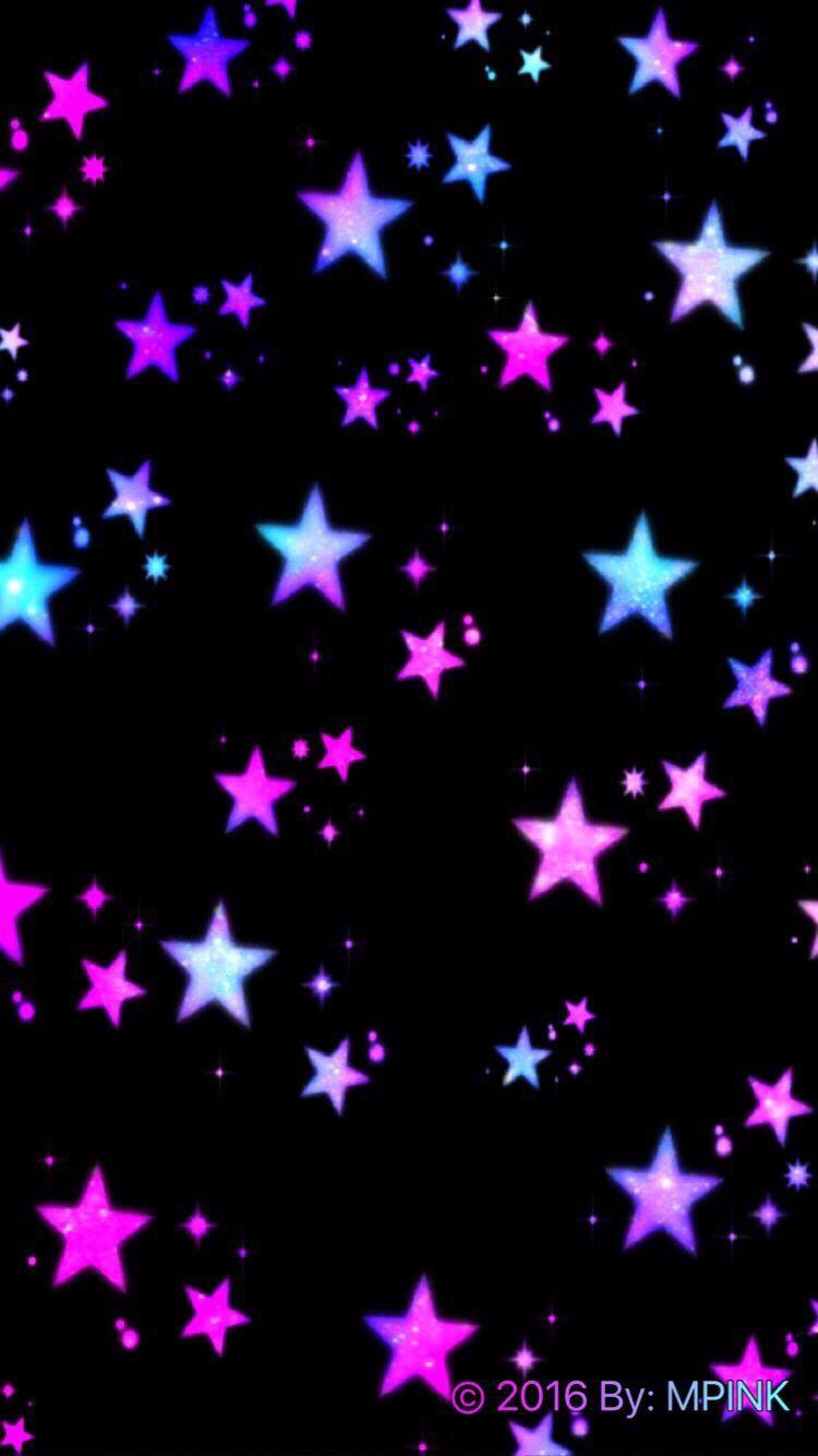 750x1334 digitalart stars neon glow beautiful Image by MPINK™