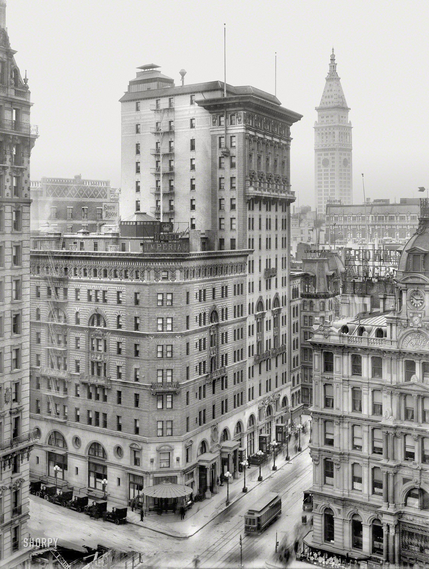 1700x2254 New York circa 1909. Hotel Imperial, Broadway and West 32nd