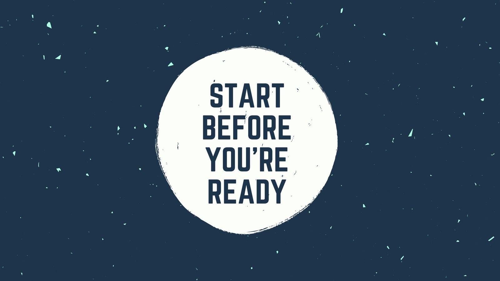 1600x900 Navy and White Grunge Texture Quote Cool Desktop Wallpaper