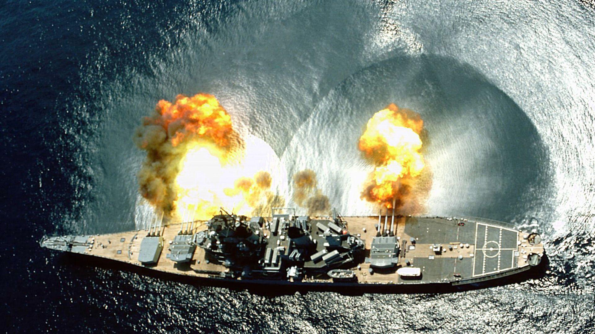 1920x1080 Battleship Cannon Blast HD Wallpaperx1080