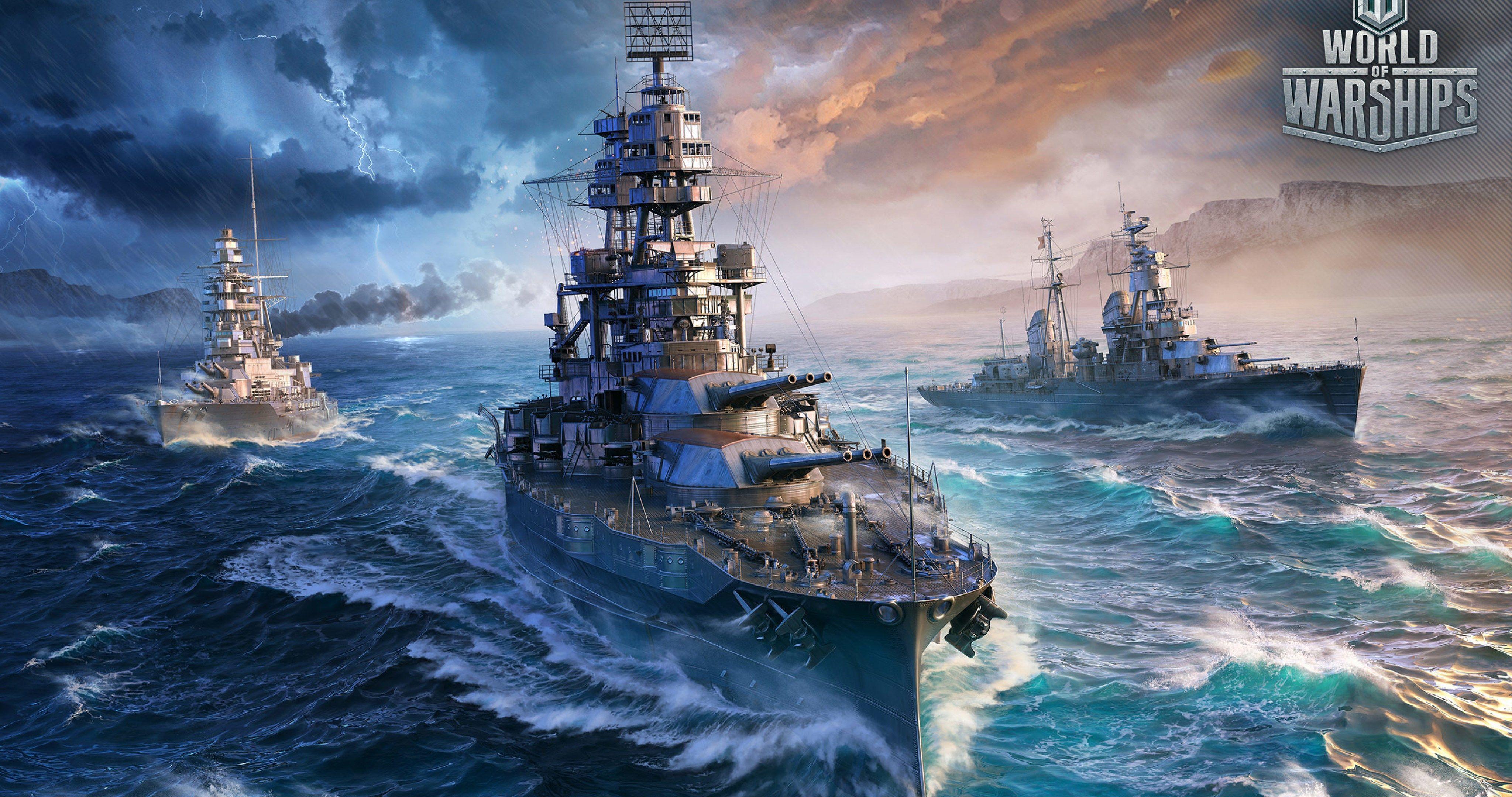 4096x2160 World Of Warships Phone
