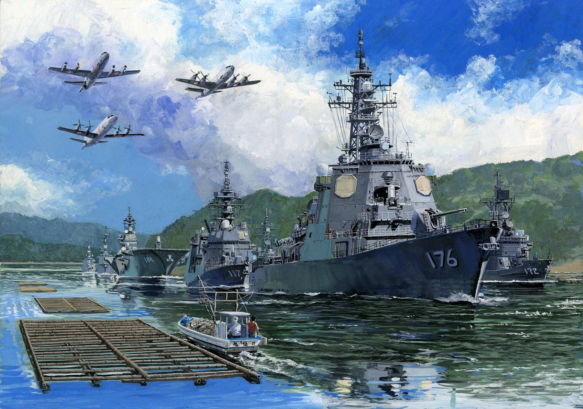 2000x1405 Military Ship Warships Warship Destroyer Aircraft Carrier HD