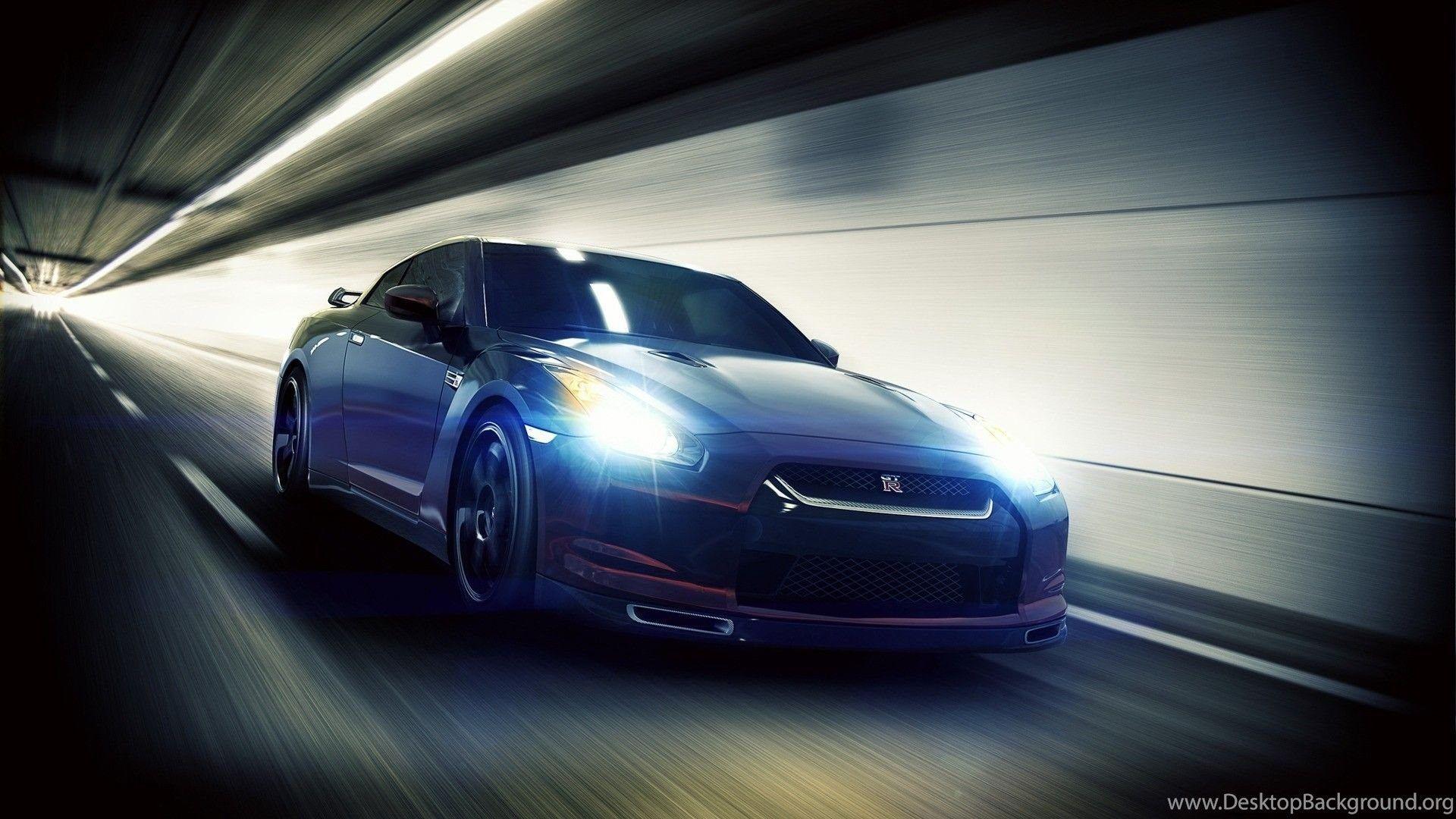 1920x1080 Neon Nissan GT R Cars Wallpaper HD Desktop Background