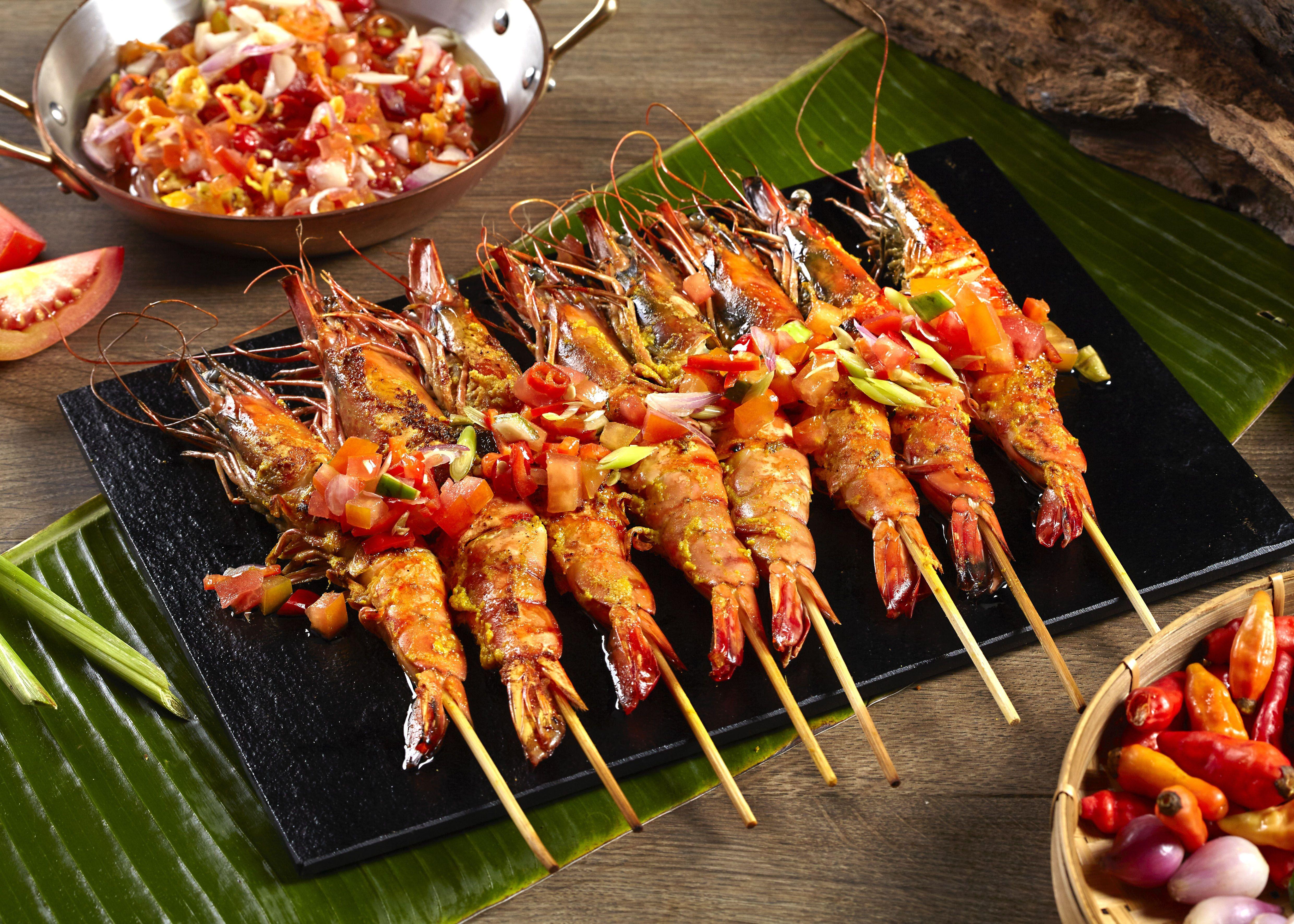 4961x3543 BBQ Prawns 4k Ultra HD Wallpaper. Background Imagex3543