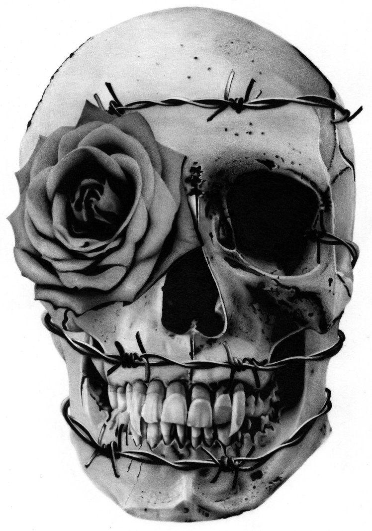 748x1067 Vampire SkullI always wanted to draw a skull. In this drawing I