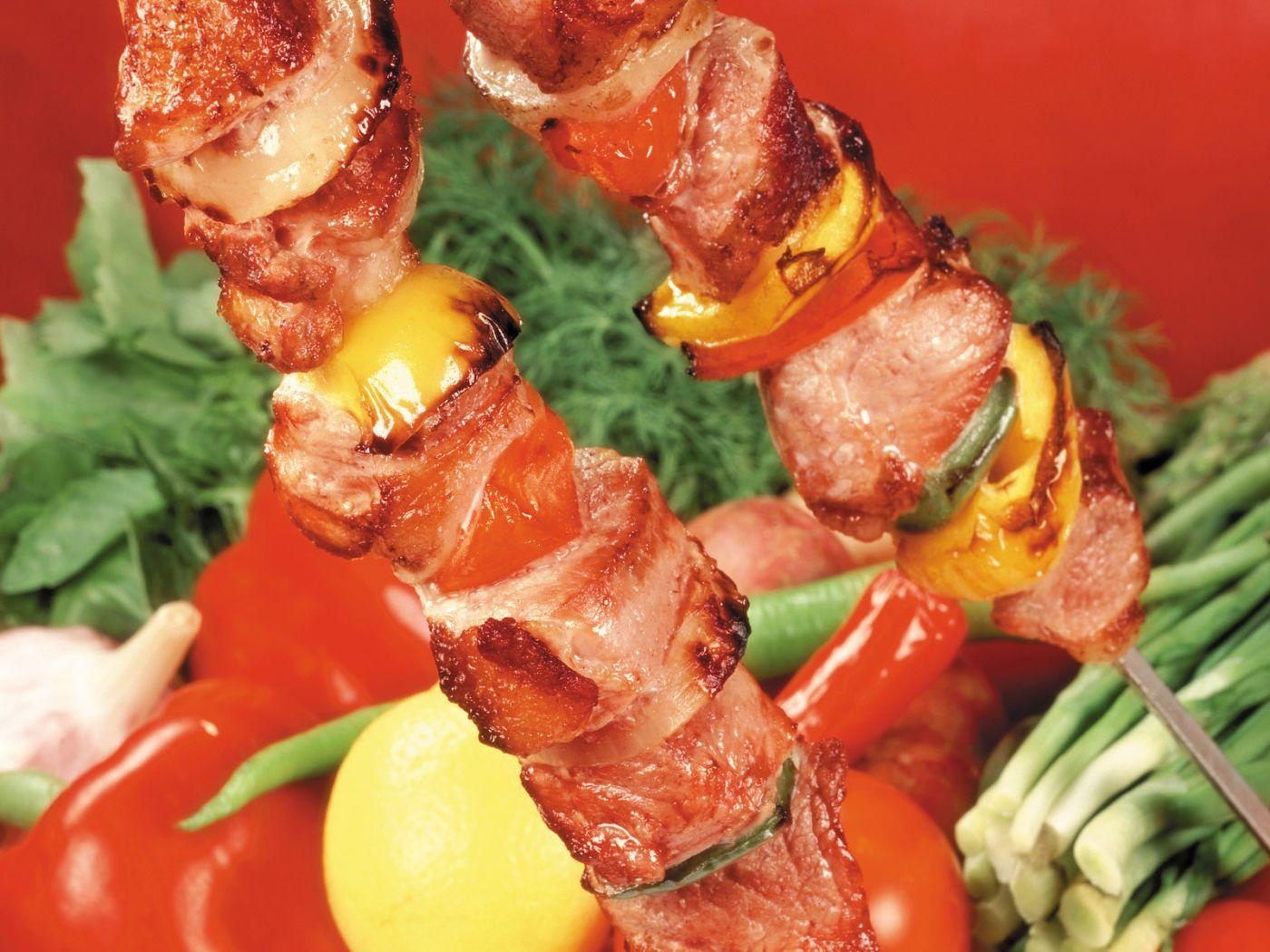 1400x1050 Meat BBQ lemon Desktop wallpaper 1400x1050