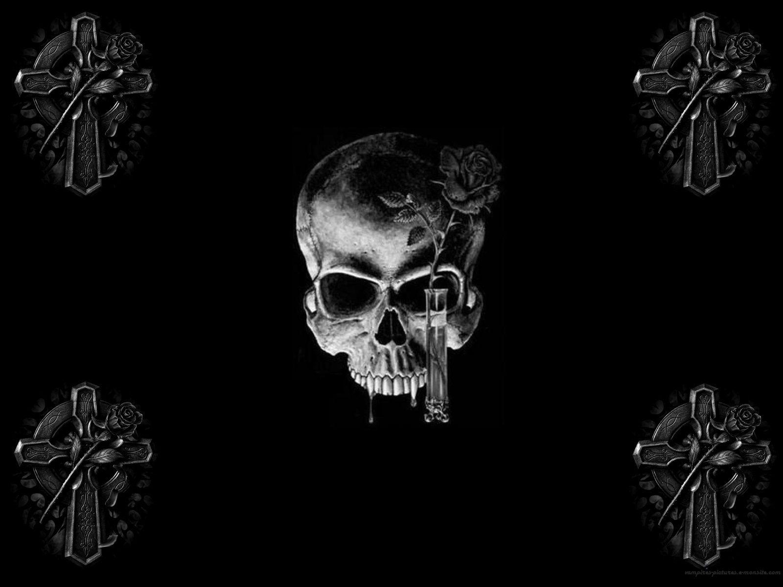 Vampire Skull Wallpapers - Top Free Vampire Skull Backgrounds