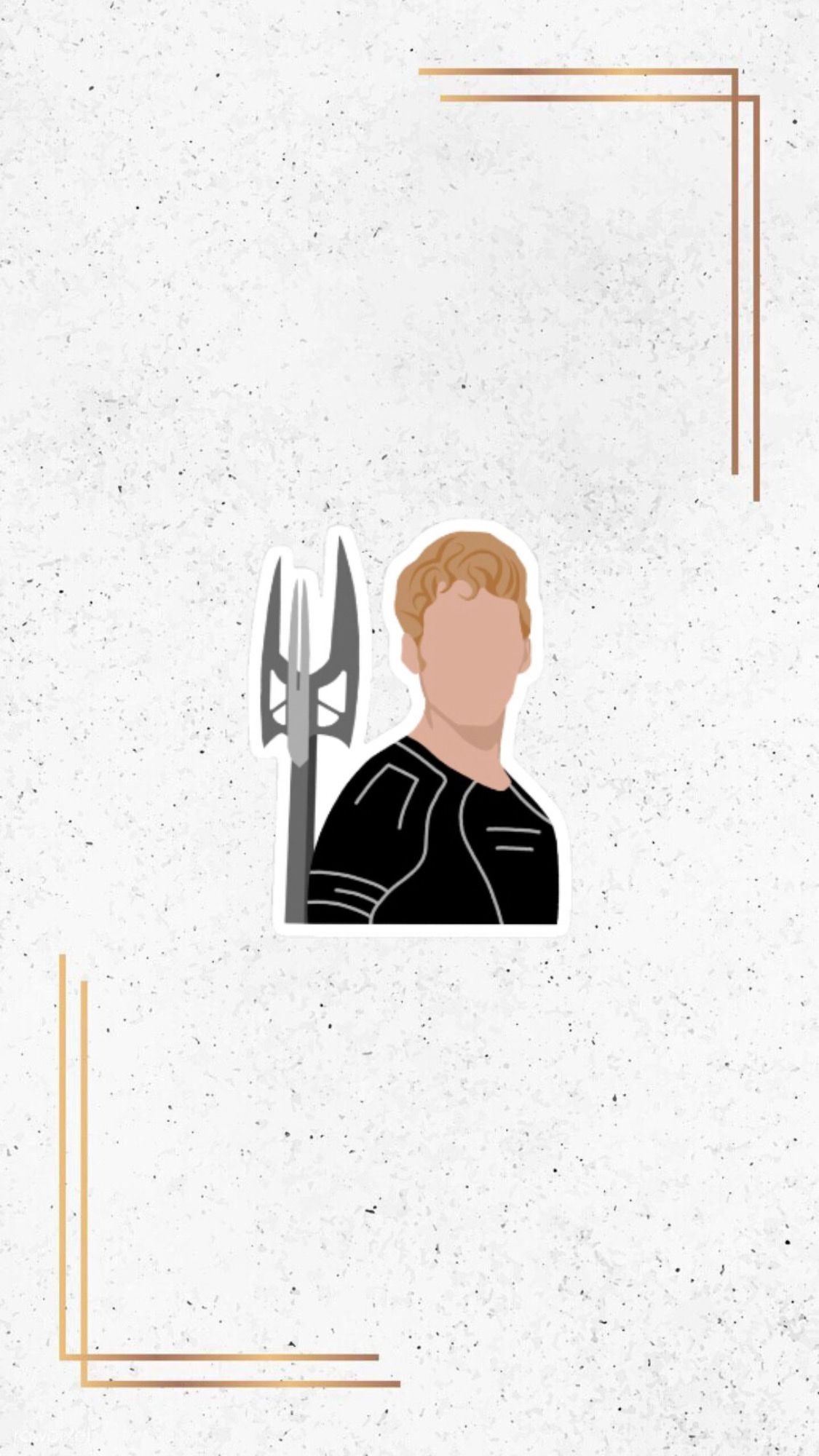 1125x2000 Golden Hunger Games lockscreens. I love Finnick Odair. Who doesn't? If you save or use or like them, leave a like or a reblog