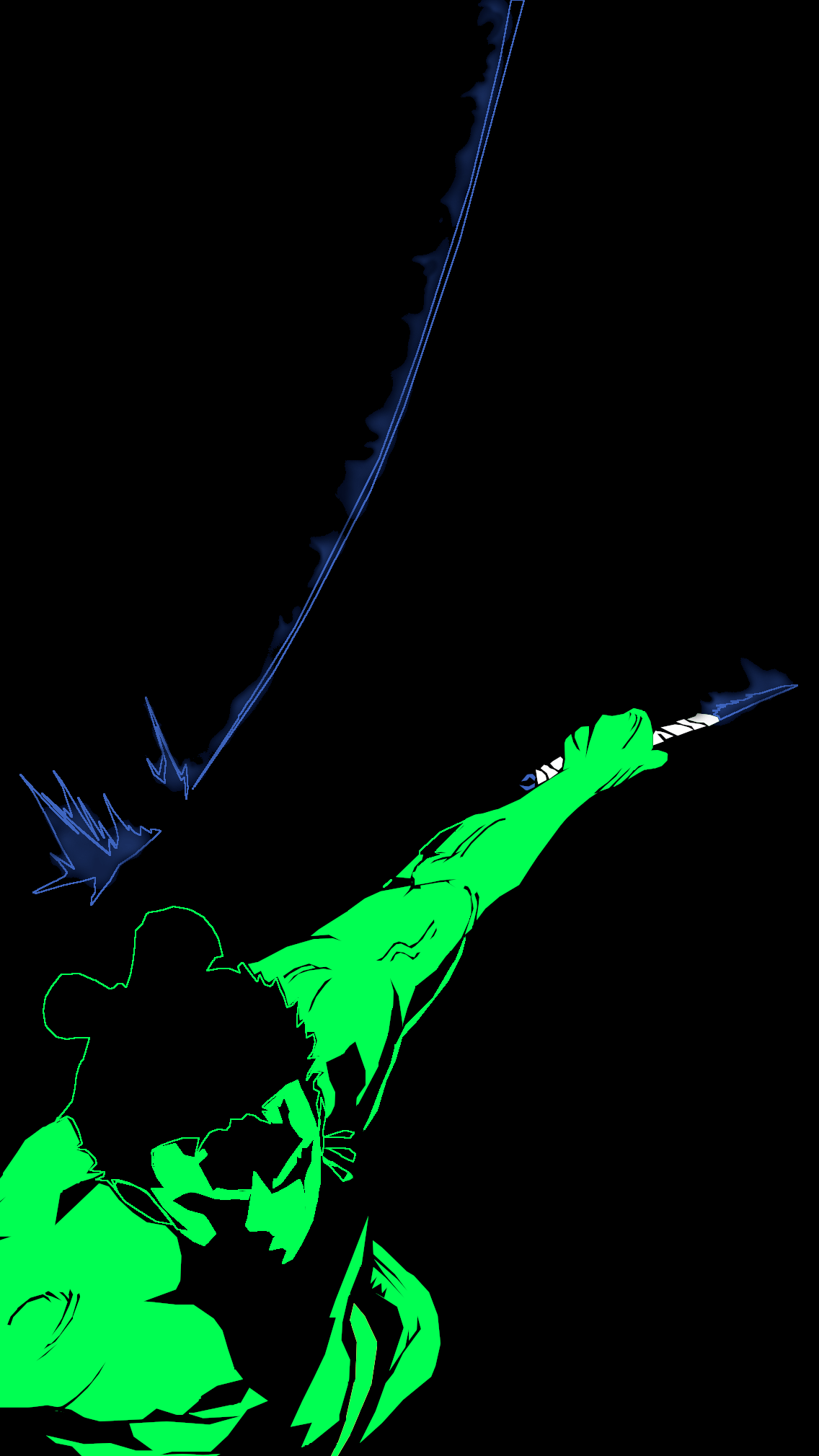 1136x2019 Zoro Amoled Wallpaper