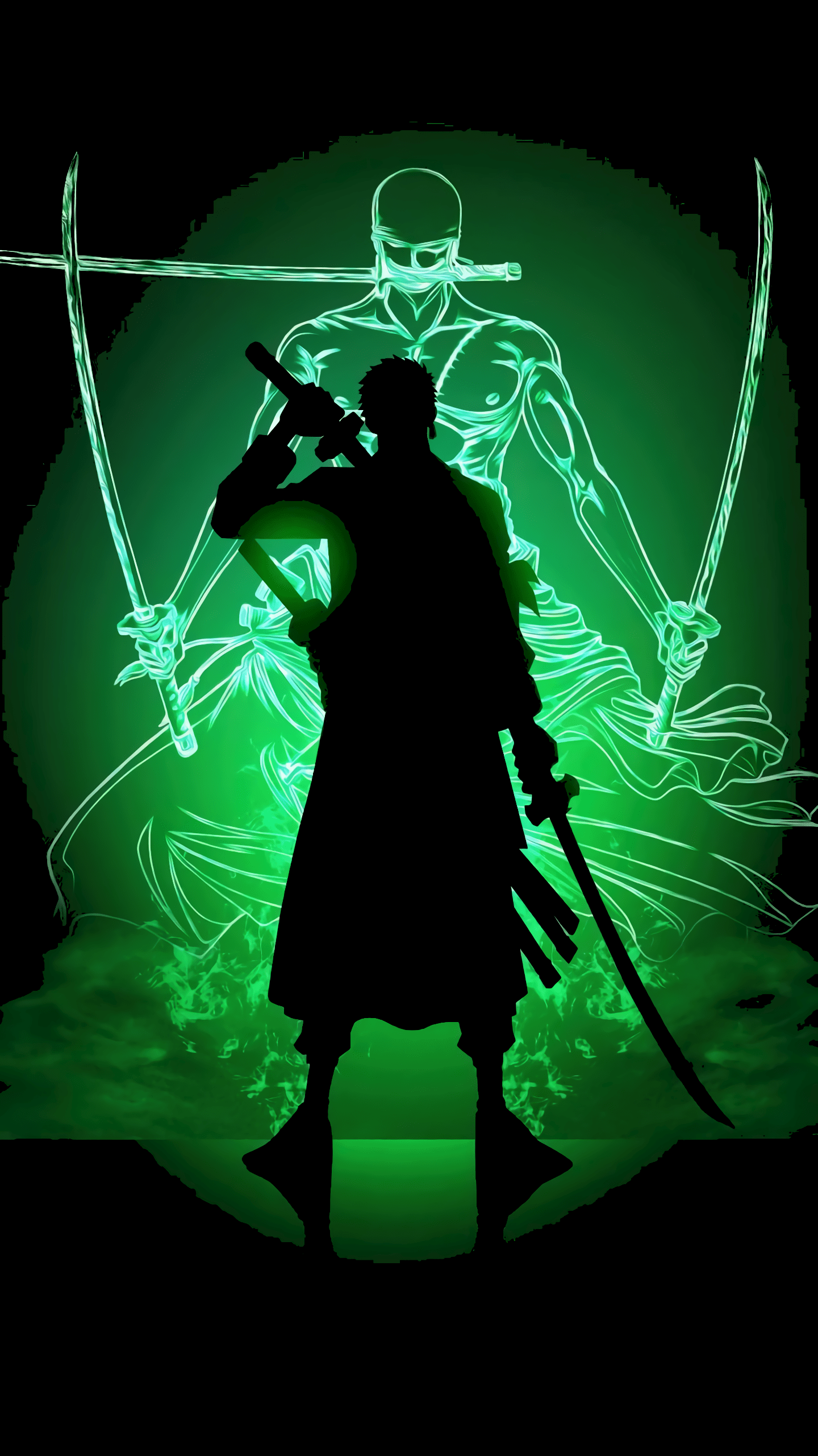 1440x2560 Zoro Amoled Wallpaper