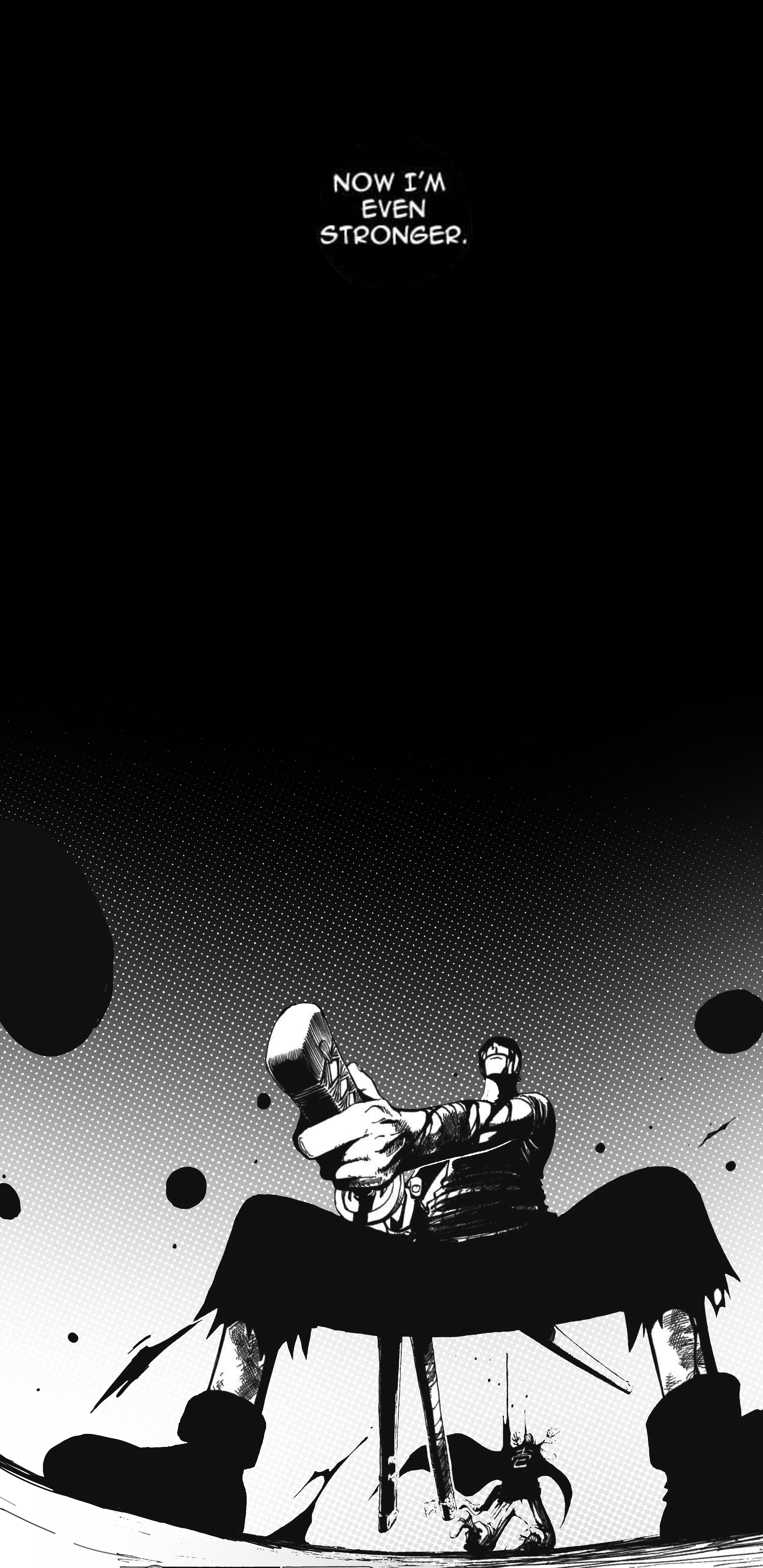 3838x7890 Made a wallpaper based on one of my favorite Zoro Moments