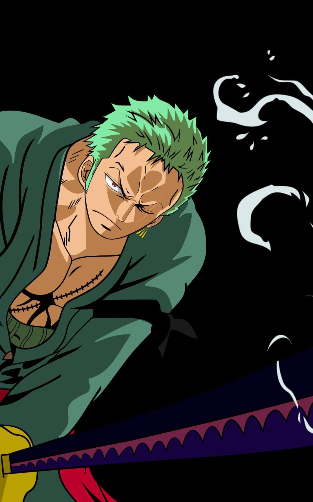 1080x1728 Zoro Wallpaper for Android (Amoled Version)