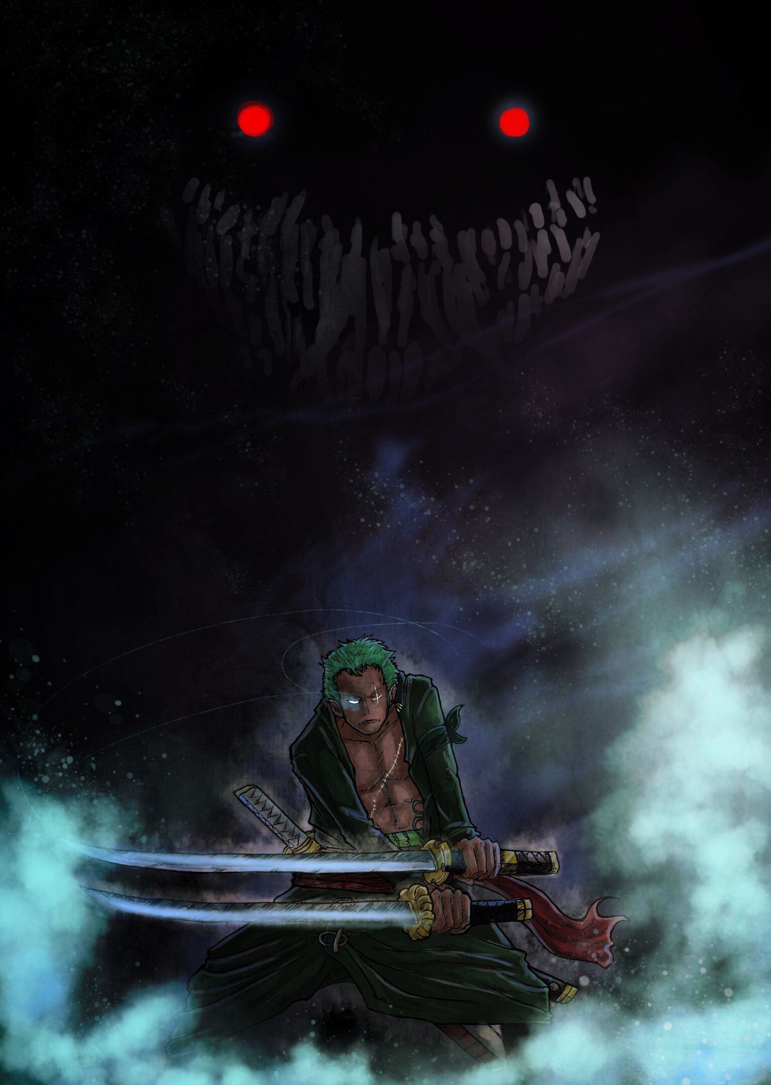 1535x2160 Mobile Zoro 4k Wallpaper
