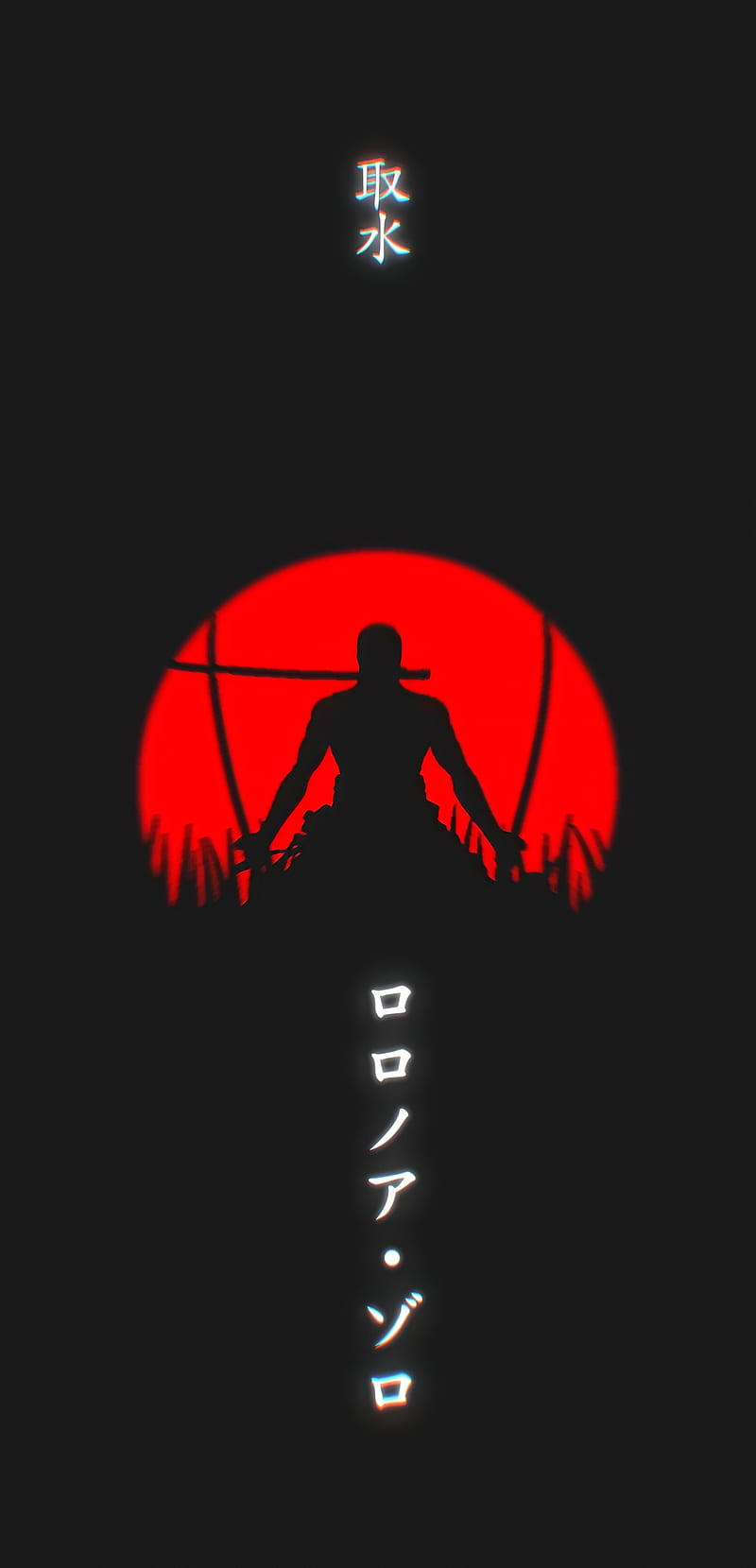 800x1659 4K free download. Roronoa Zoro, red, enma, sabre, black, manga, shusui, one piece, anime, HD phone wallpaper
