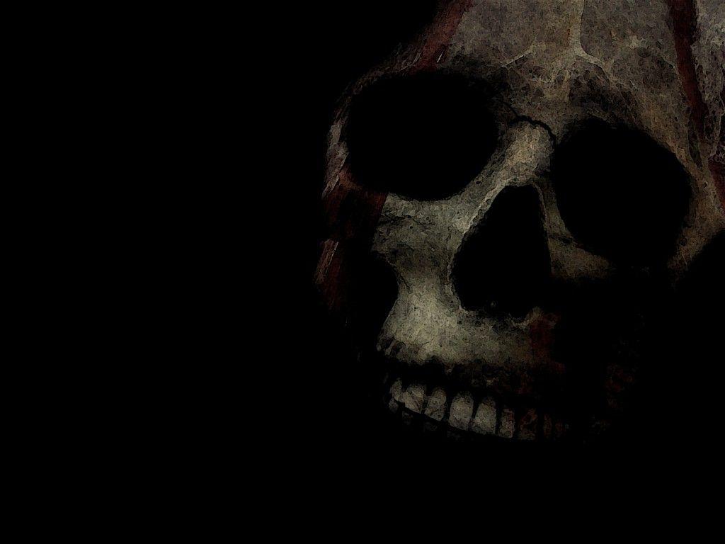 1024x768 Skullsville USA skull wallpaper