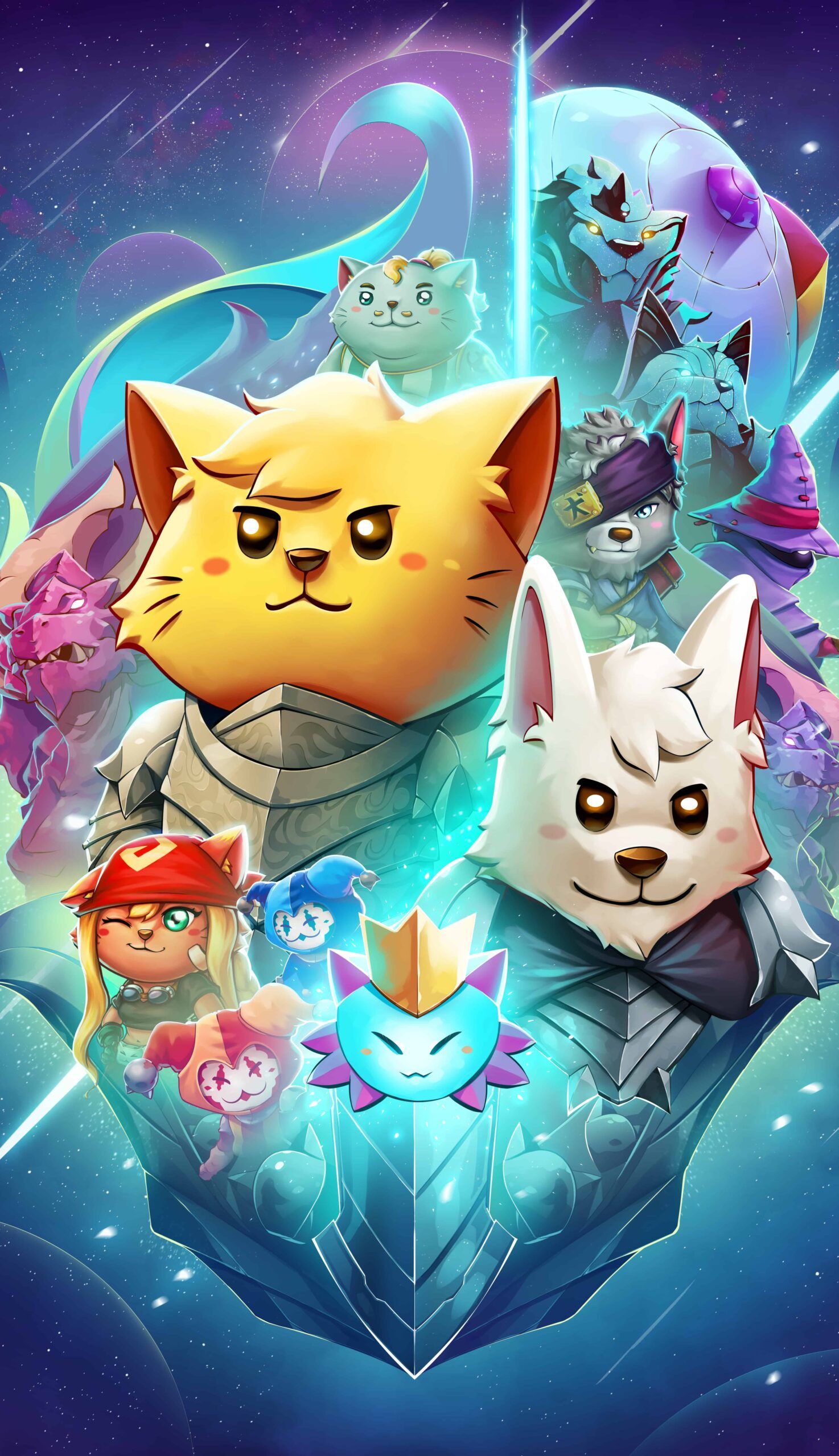 1474x2560 Cat Quest II Wallpaper