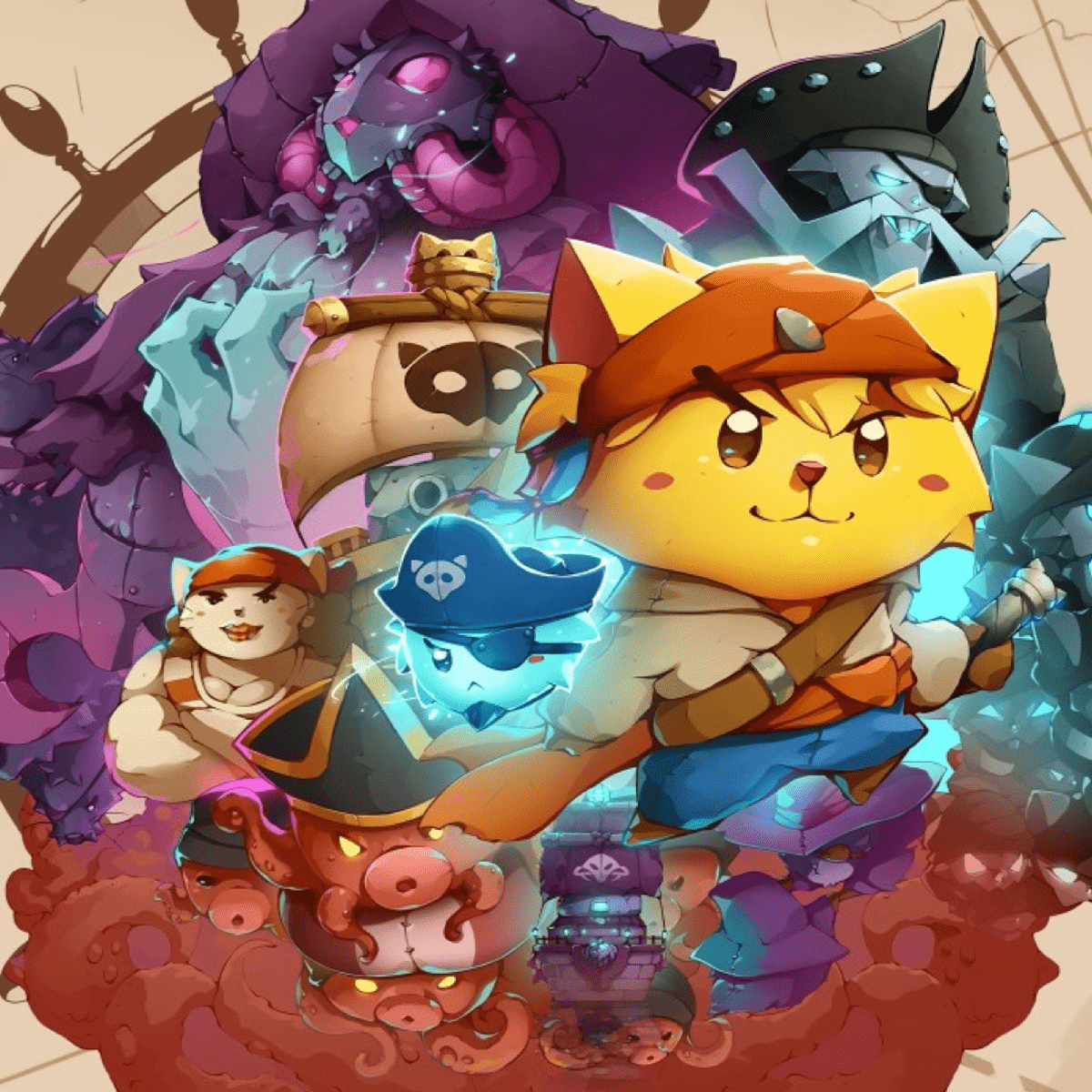 1200x1200 Cat Quest 3 Wallpaper